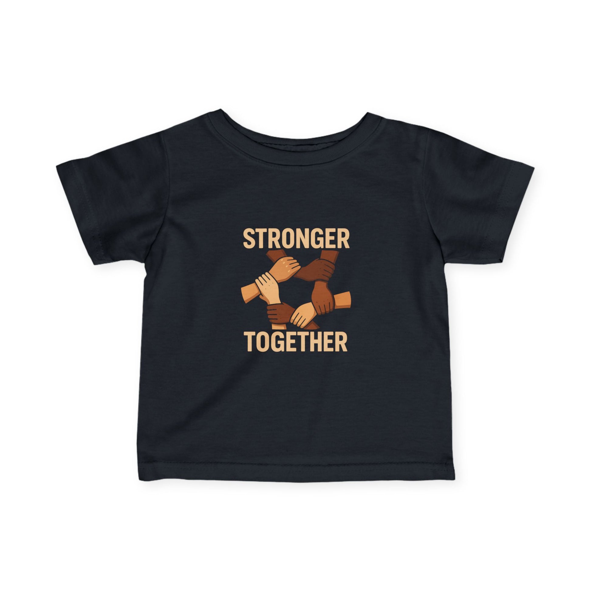 Stronger Together Infant Tee - Unity and Love, Baby Shirt, Gift for New Parents, Toddler Apparel, Social Awareness Kids Wear - Wayal Store