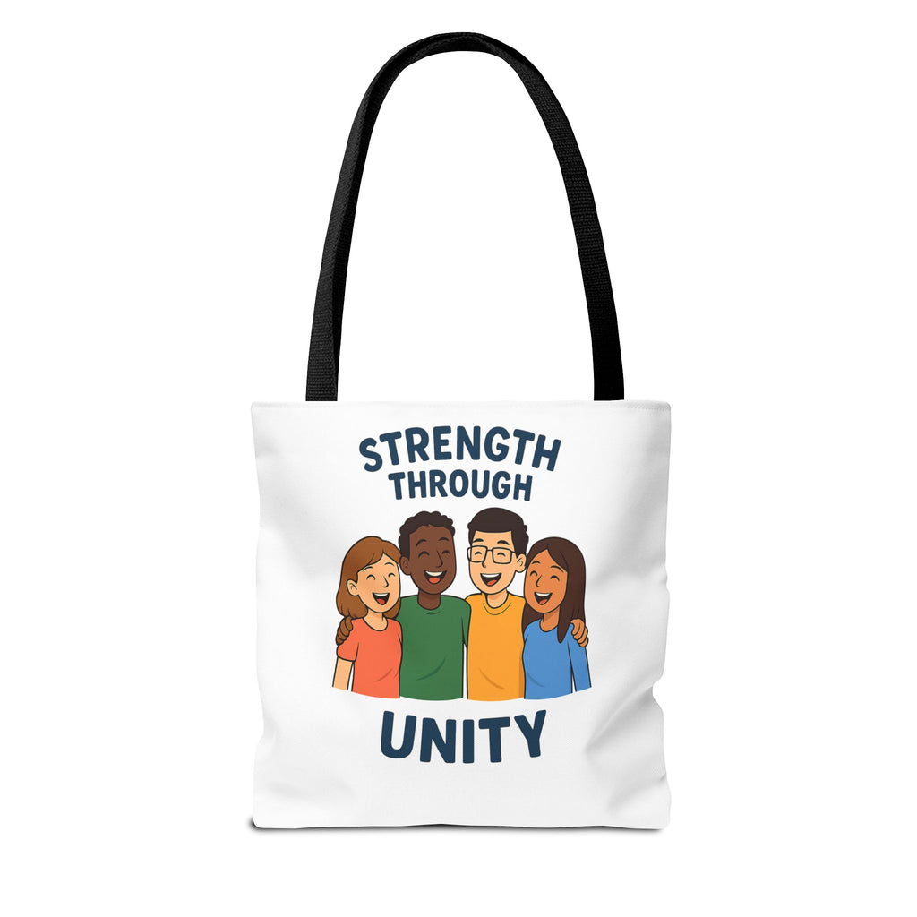 Unity Tote Bag | Strength Through Unity | Eco-Friendly Tote | Gift for Friends | Motivational Carryall | Community Spirit Bag - Wayal Store