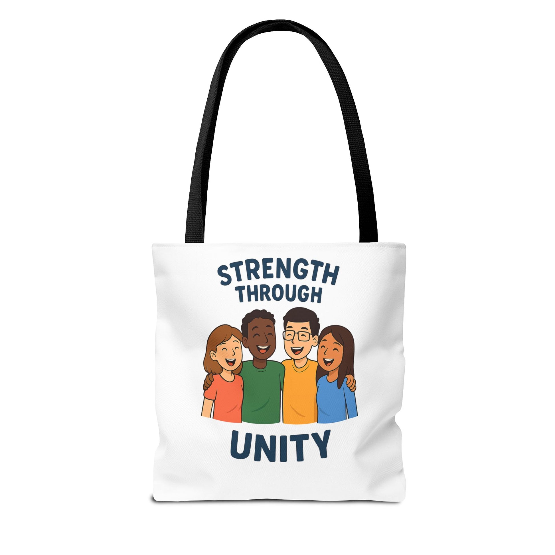 Unity Tote Bag | Strength Through Unity | Eco-Friendly Tote | Gift for Friends | Motivational Carryall | Community Spirit Bag - Wayal Store