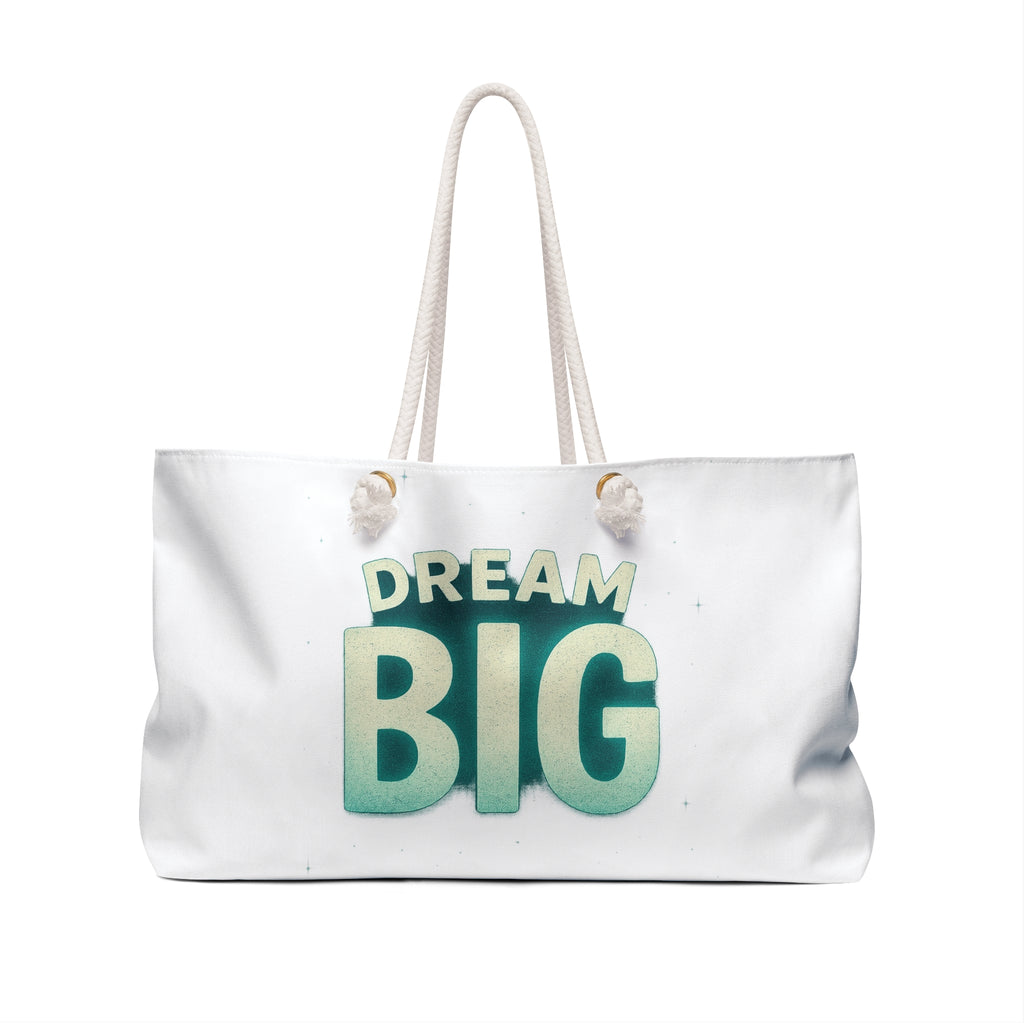 Motivational Weekender Bag - Dream Big Tote | Perfect for Travel, Gym, Beach, Gifts, and Daily Essentials - Wayal Store