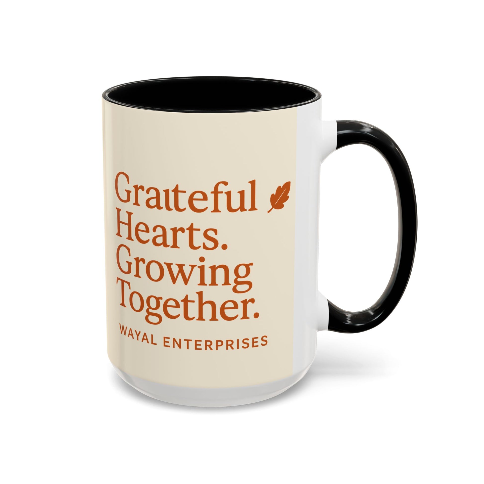 Grateful Hearts Coffee Mug - 11oz & 15oz - Perfect for Cozy Moments