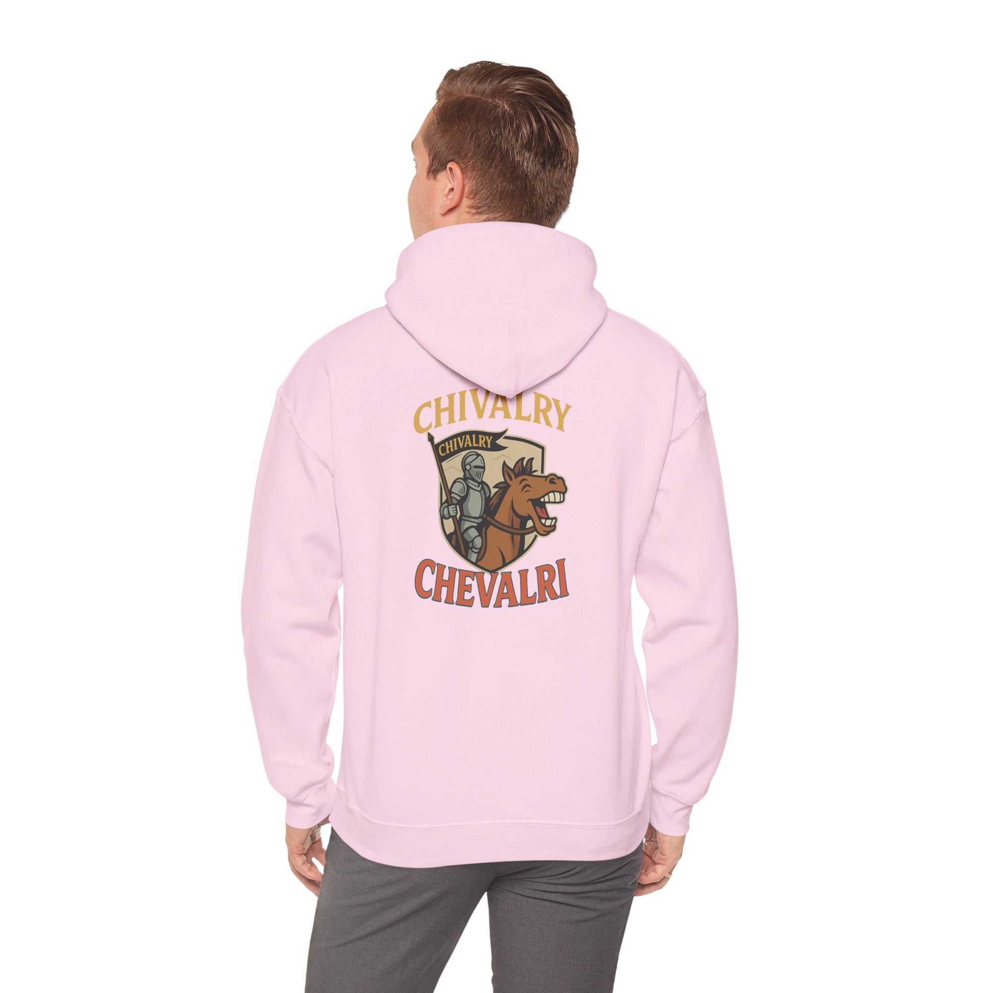 Custom Hooded Sweatshirt for Knights & Pizza Lovers | Cozy Gift, College Apparel, Fun Hoodie, Vegan Merch - Wayal Store