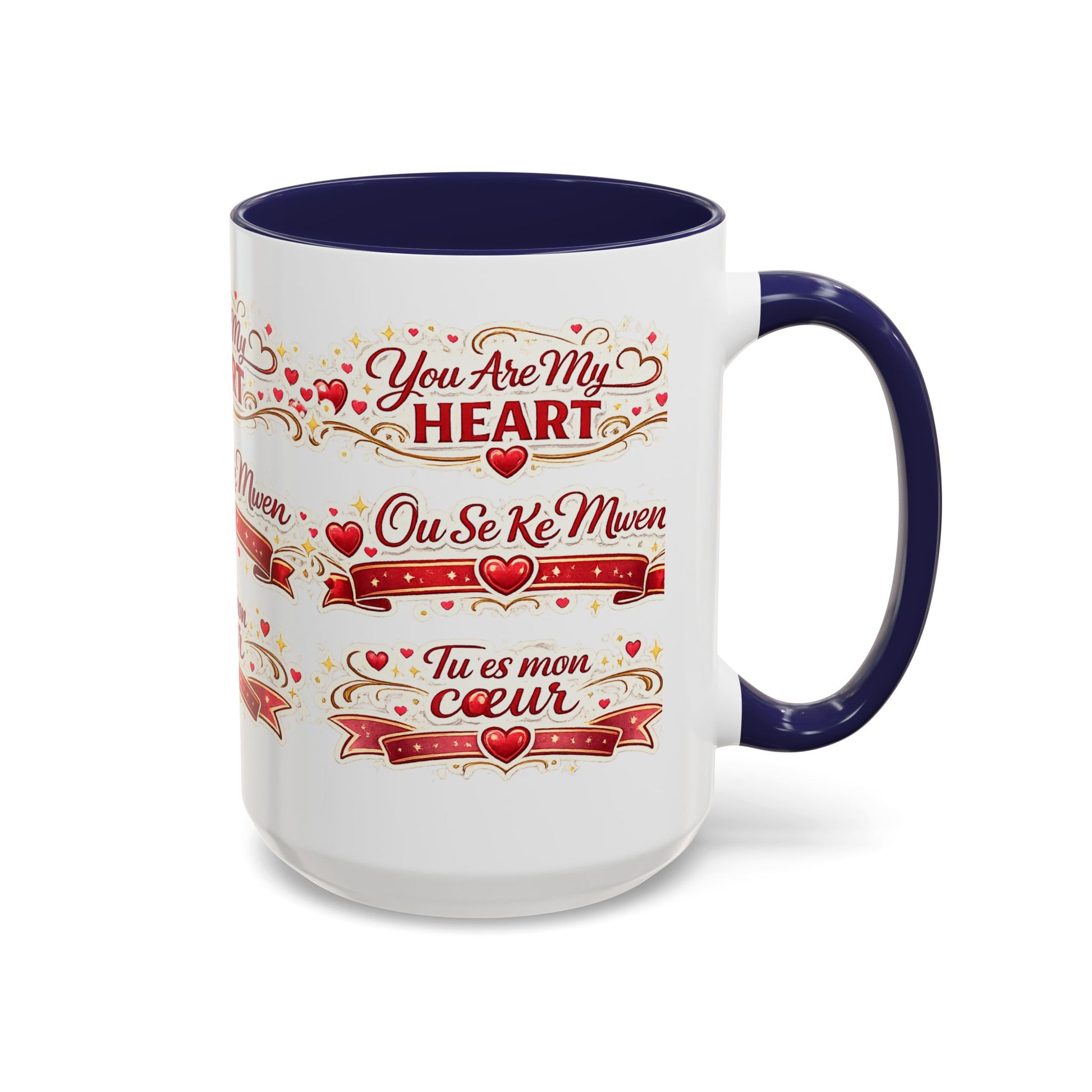 You Are My Heart Accent Coffee Mug – Multilingual Love Gift (11/15oz) - Wayal Store