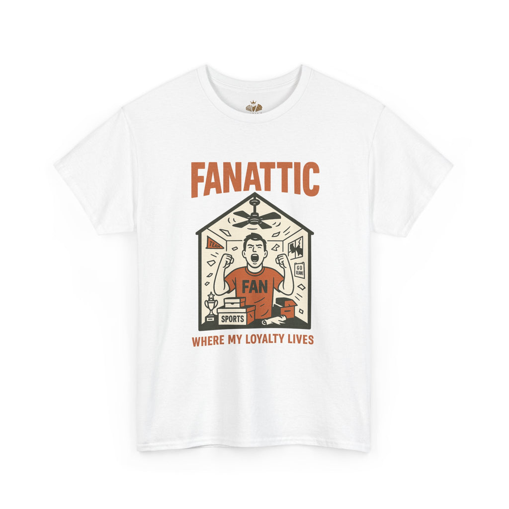 Sports Fanatic Tee - Unisex Heavy Cotton T-Shirt, Comfortable Everyday Wear, Gift for Sports Fans, Team Spirit Shirt, Casual Fashion - Wayal Store