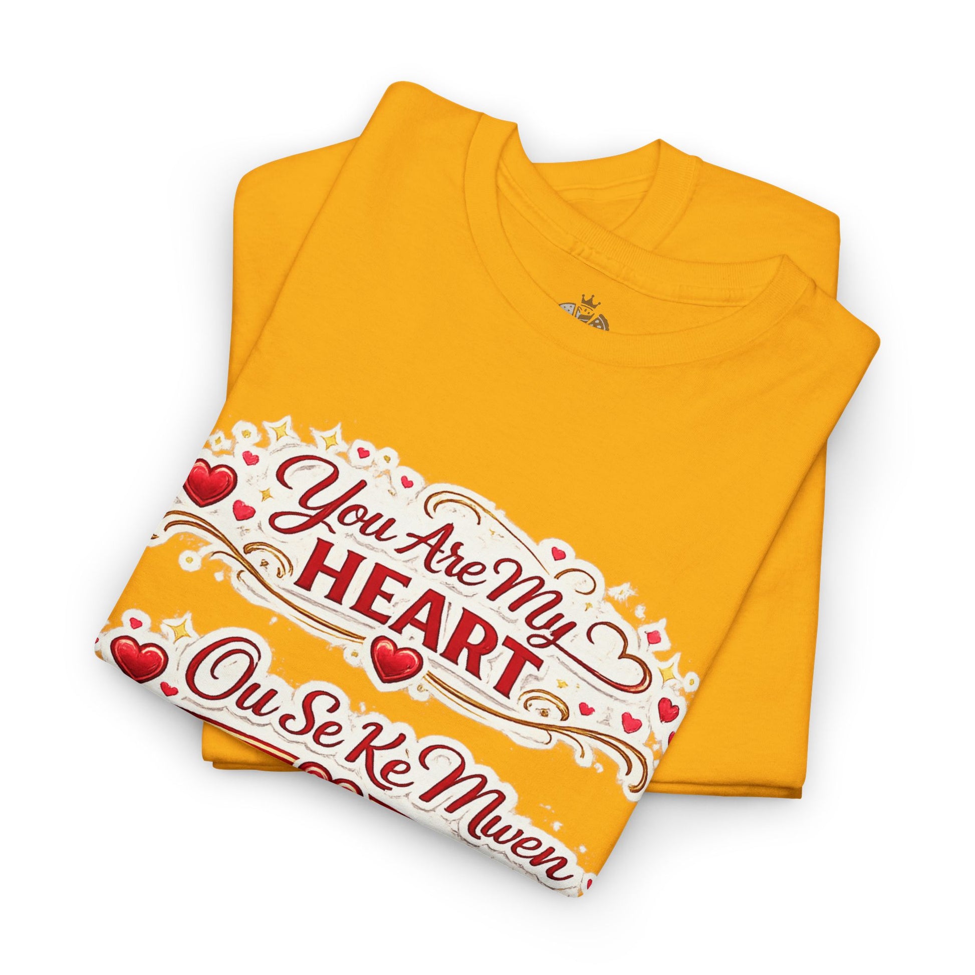 Heart Love Tee — "You Are My Heart / Tu es mon coeur" Romantic Valentine T-Shirt - Wayal Store