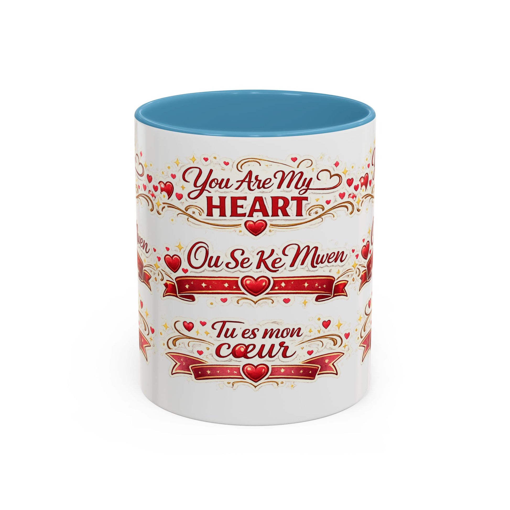 You Are My Heart Accent Coffee Mug – Multilingual Love Gift (11/15oz) - Wayal Store