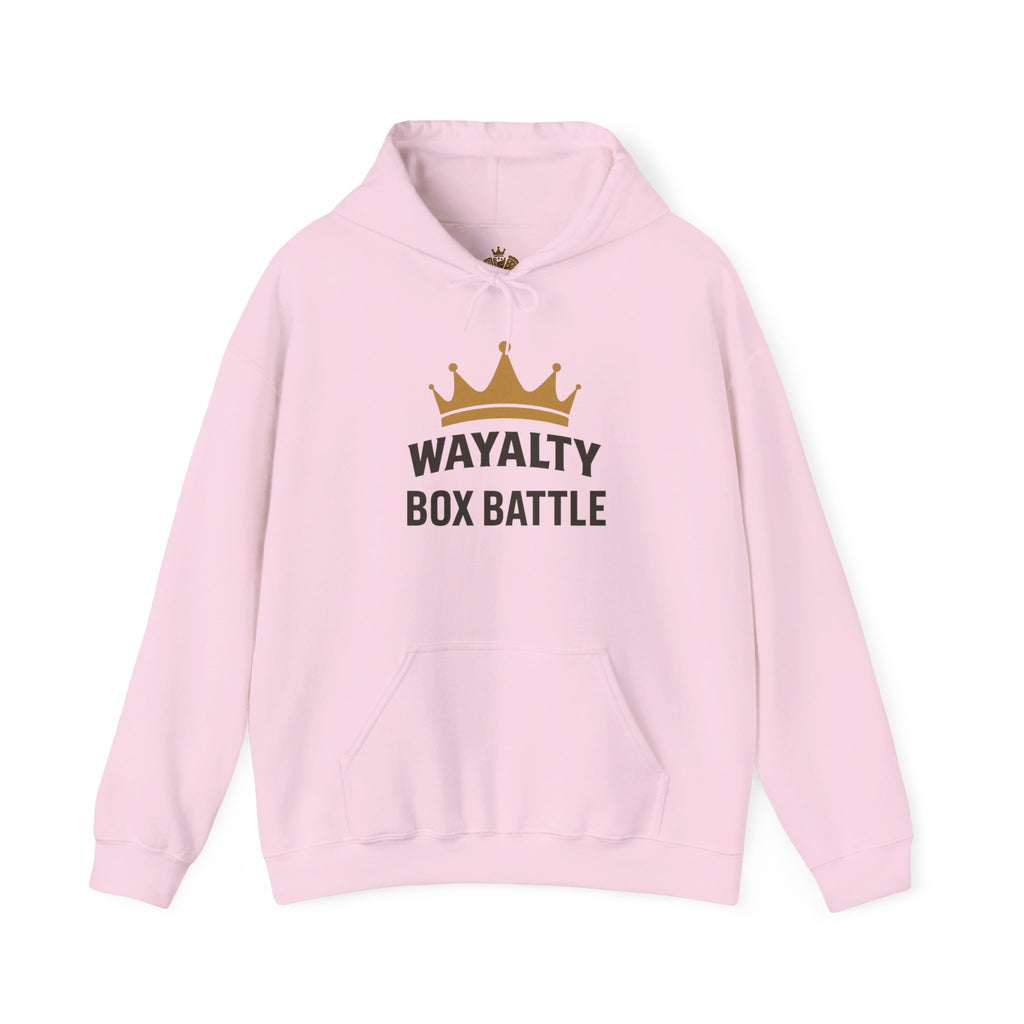 Wayalty Box Battle Hoodie — Crown Logo Pullover for Gaming Fans