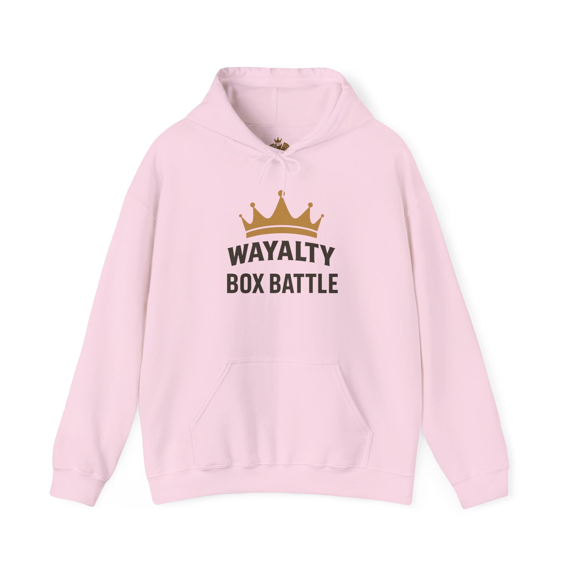 Wayalty Box Battle Hoodie — Crown Logo Pullover for Gaming Fans