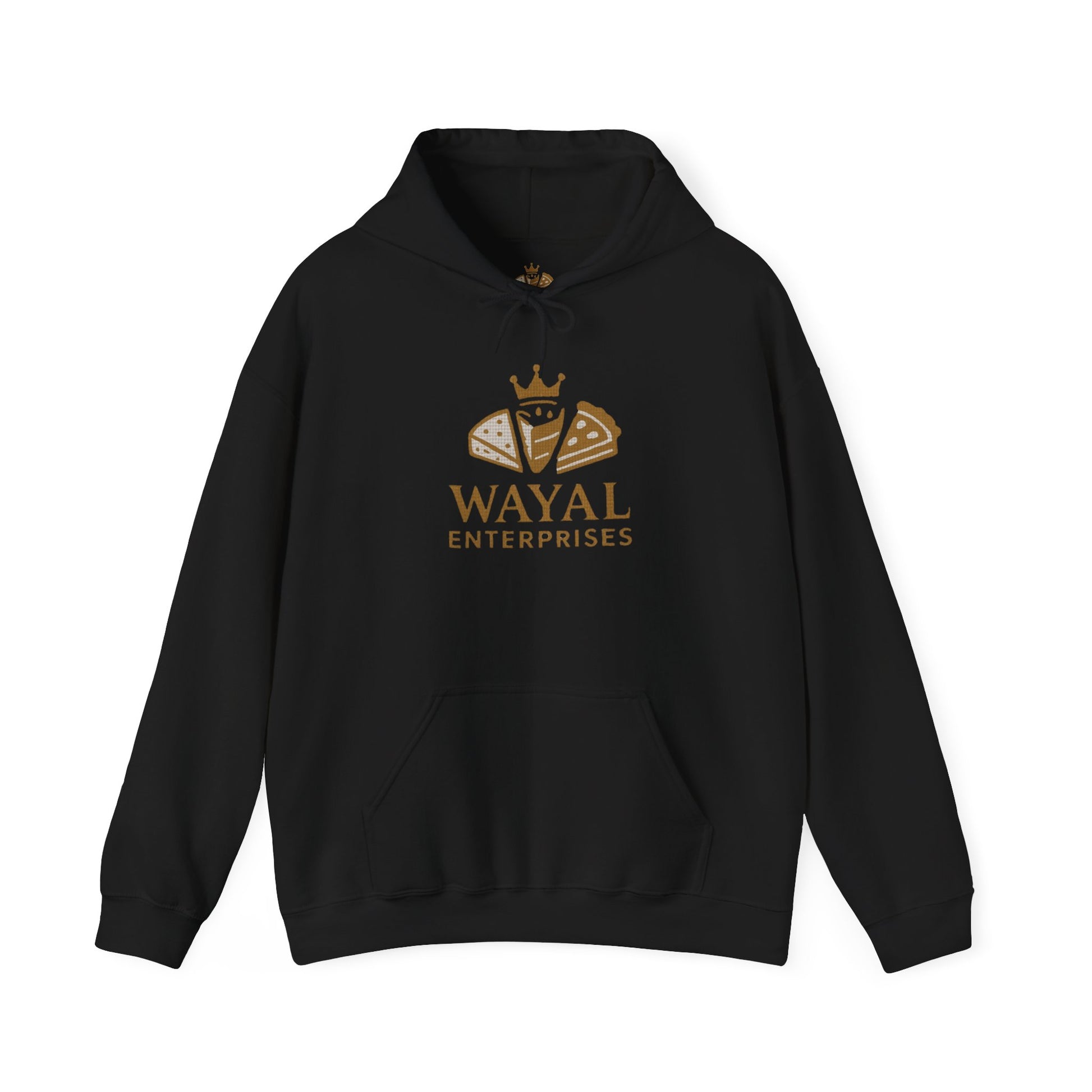 Crown Logo Unisex Hoodie, Cozy Streetwear, Gift for Him/Her, Casual Outfit, Comfortable Layering - Wayal Store