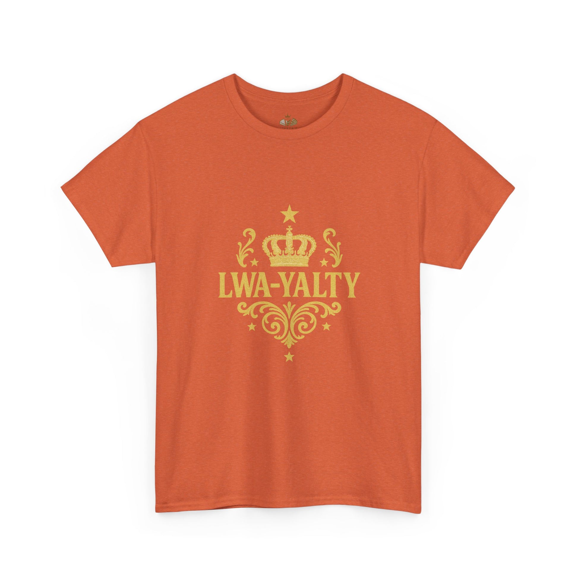 Crown Loyalty Tee - Unisex Heavy Cotton Shirt for Casual Wear, Gift for Royalty Lovers, Birthday, Friendship, Family Events - Wayal Store