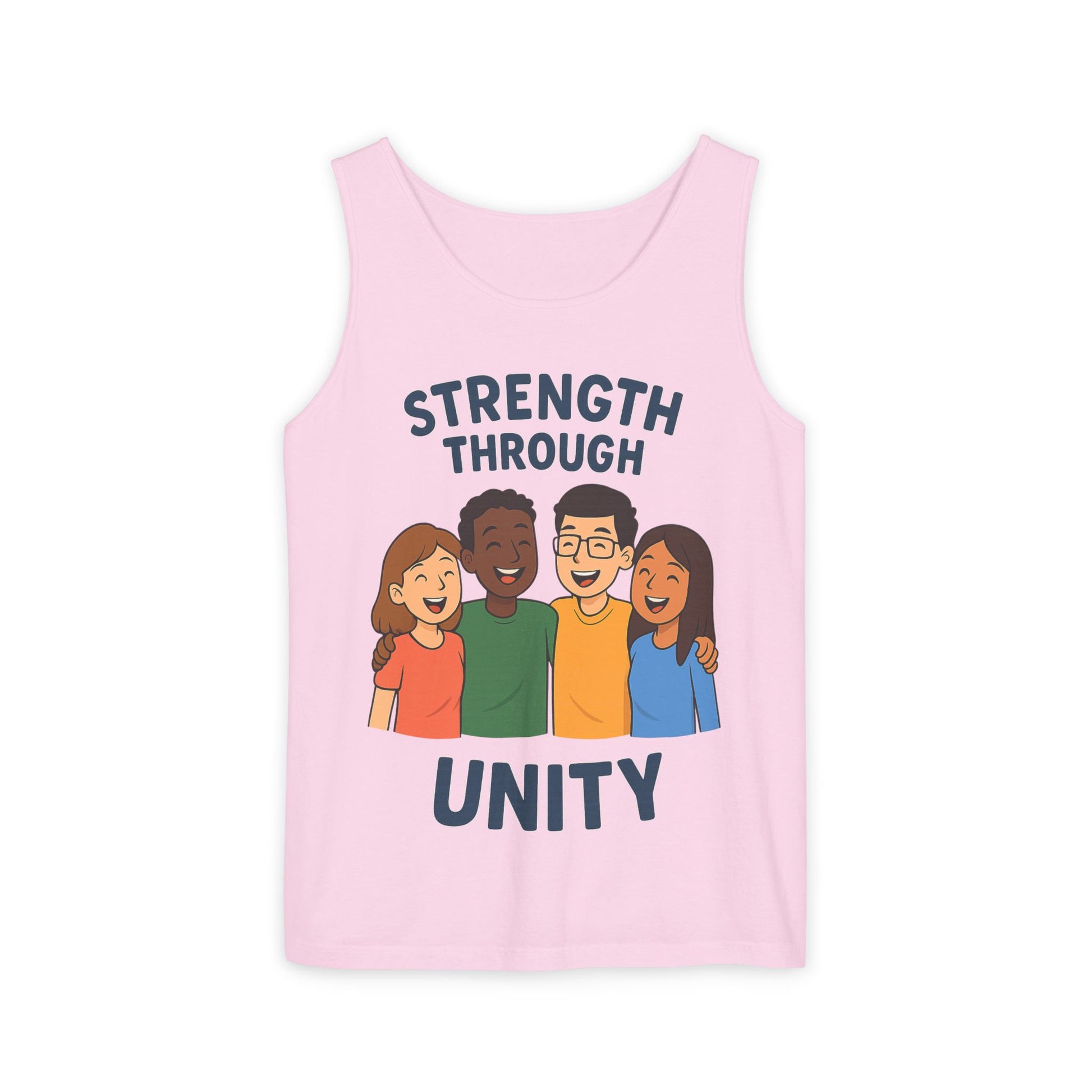 Unity Graphic Tank Top for Every Occasion, Inclusive Apparel, Strength in Unity, Casual Summer Wear, Perfect Gift for Friends - Wayal Store