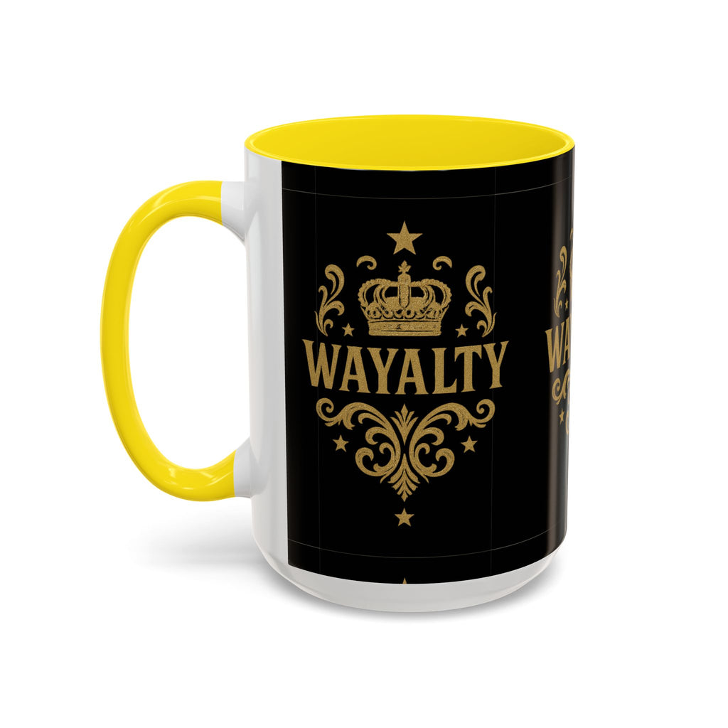 Wayalty-Themed Accent Coffee Mug - Elegant Drinkware for Confidence & Celebration | Perfect Gift for Coffee Lovers, Birthdays, [...] - Wayal Store