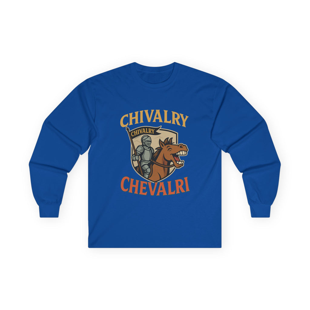 Chivalry Inspired Unisex Long Sleeve Tee - Perfect for Renaissance Fairs, Historical Events, Gifts, Casual Wear - Wayal Store