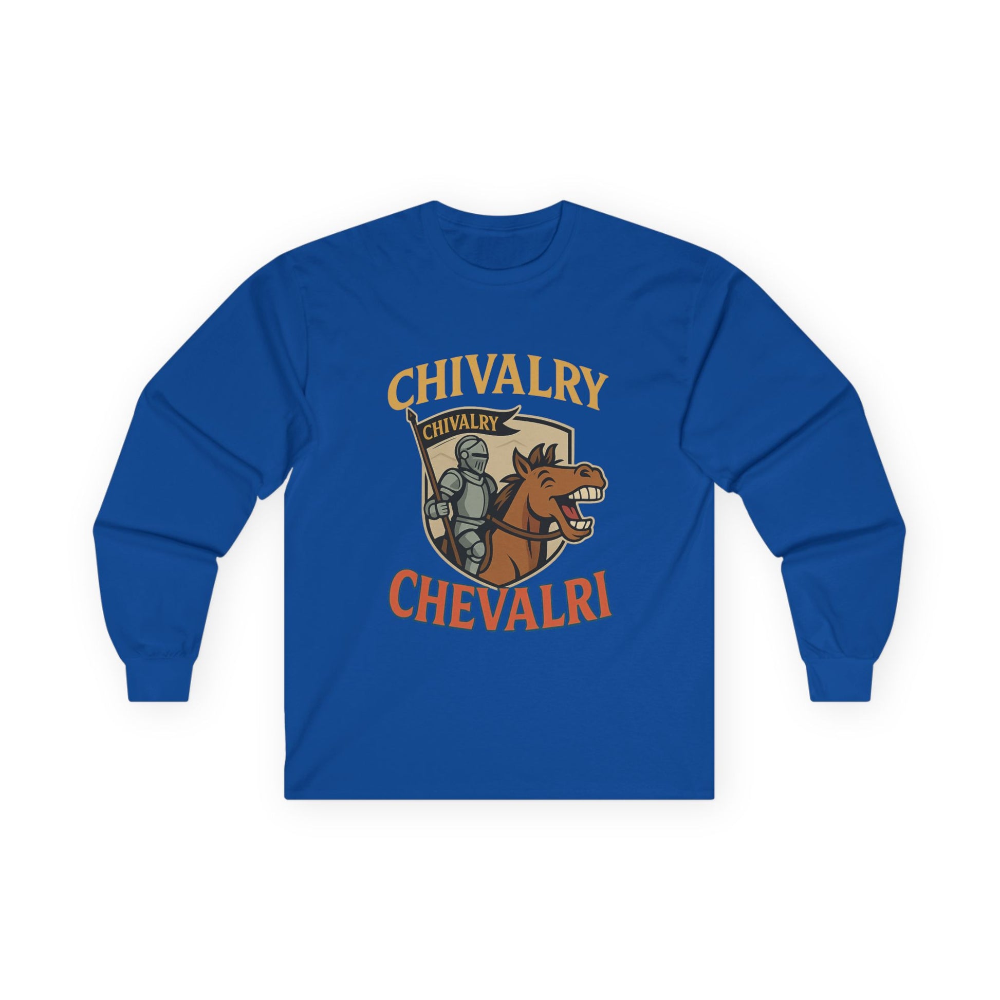 Chivalry Inspired Unisex Long Sleeve Tee - Perfect for Renaissance Fairs, Historical Events, Gifts, Casual Wear - Wayal Store