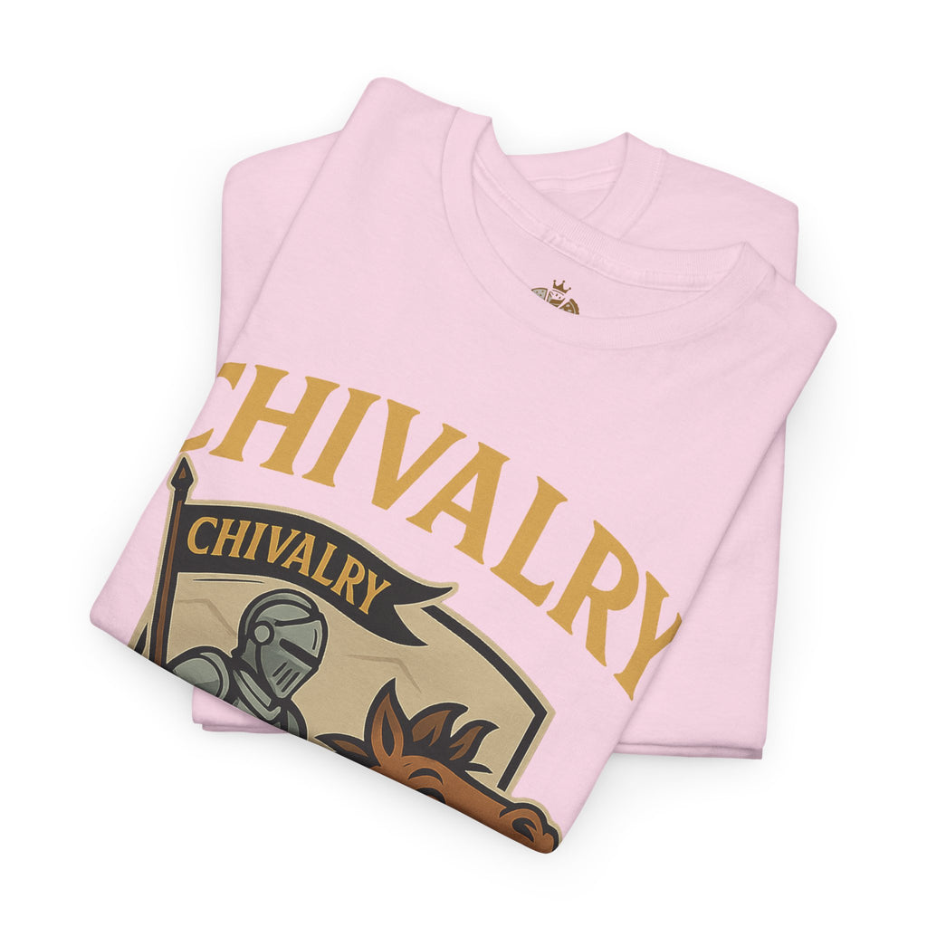 Chivalry-Themed Unisex Heavy Cotton Tee, Knight Shirt, Medieval Fan Apparel, Funny Gift, Renaissance Festival Clothing - Wayal Store