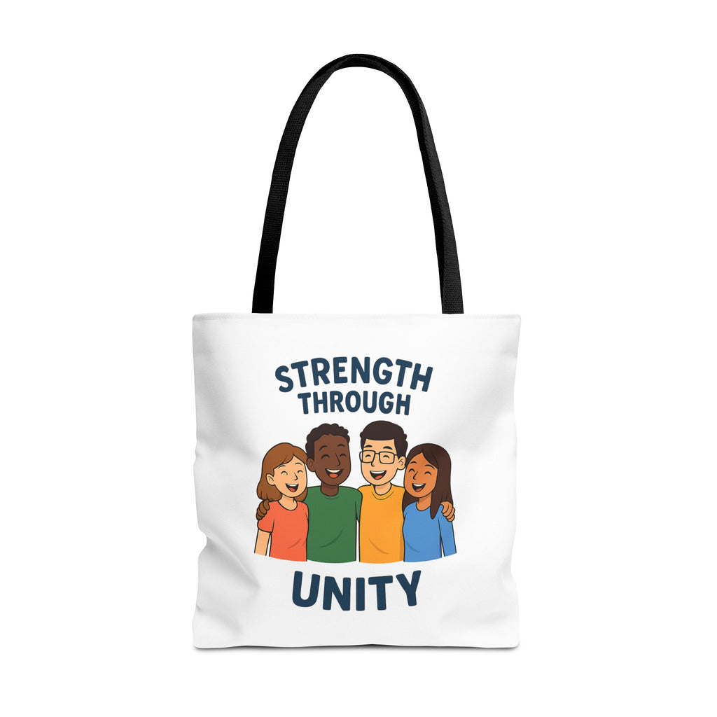 Unity Tote Bag | Strength Through Unity | Eco-Friendly Tote | Gift for Friends | Motivational Carryall | Community Spirit Bag - Wayal Store
