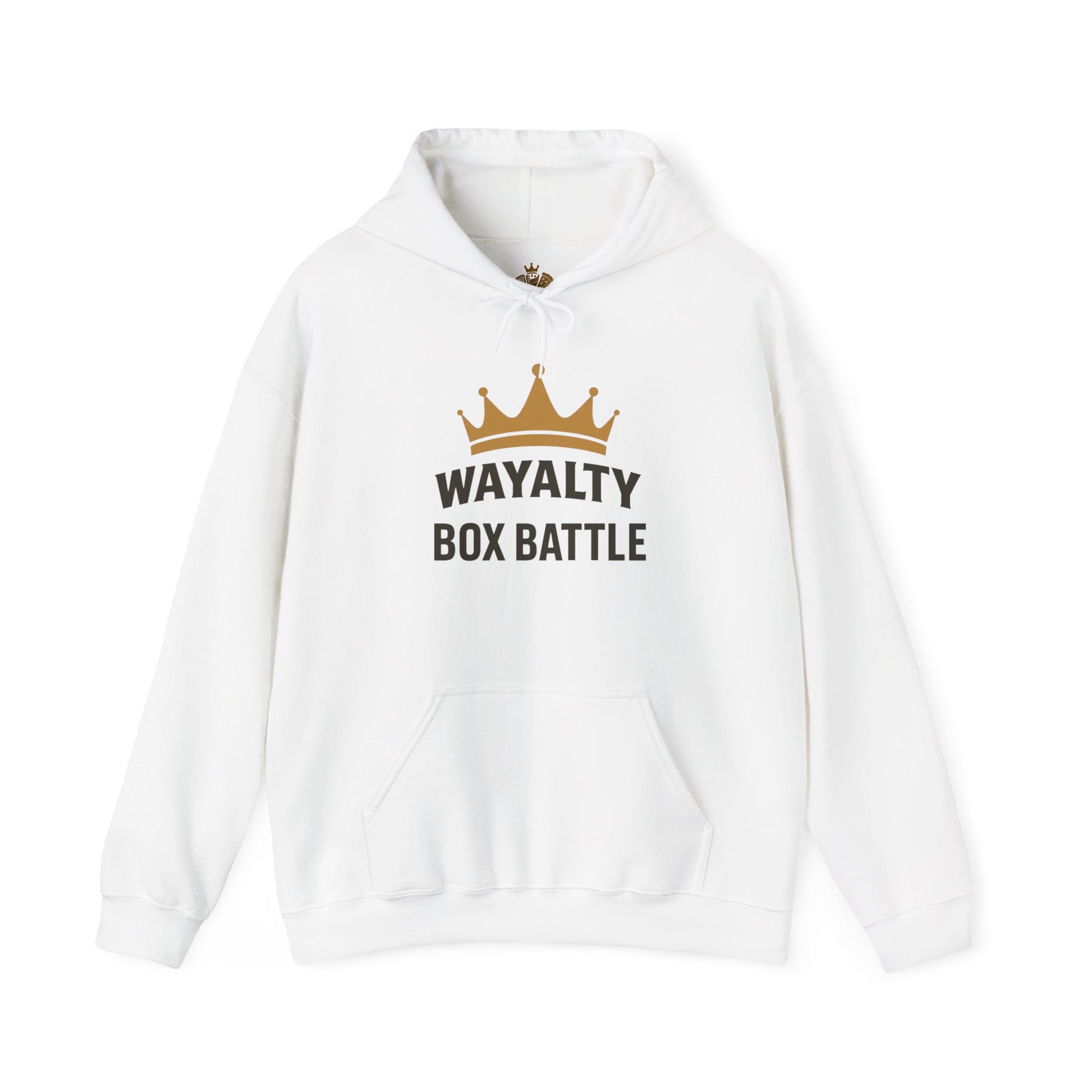 Wayalty Box Battle Hoodie — Crown Logo Pullover for Gaming Fans