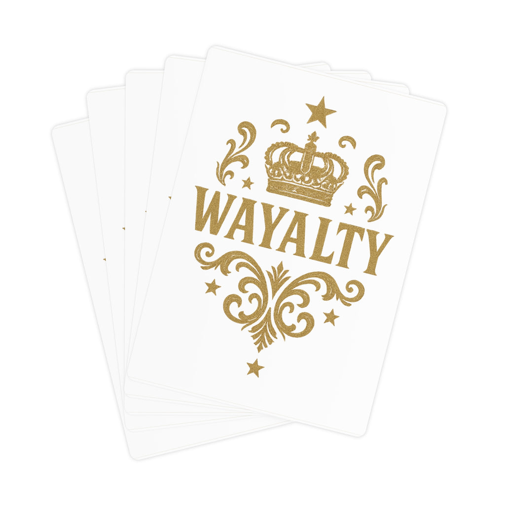 Royal Wayalty Poker Cards - Ace of Spades Design - Wayal Store