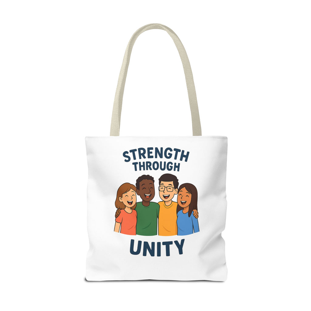 Unity Tote Bag | Strength Through Unity | Eco-Friendly Tote | Gift for Friends | Motivational Carryall | Community Spirit Bag - Wayal Store