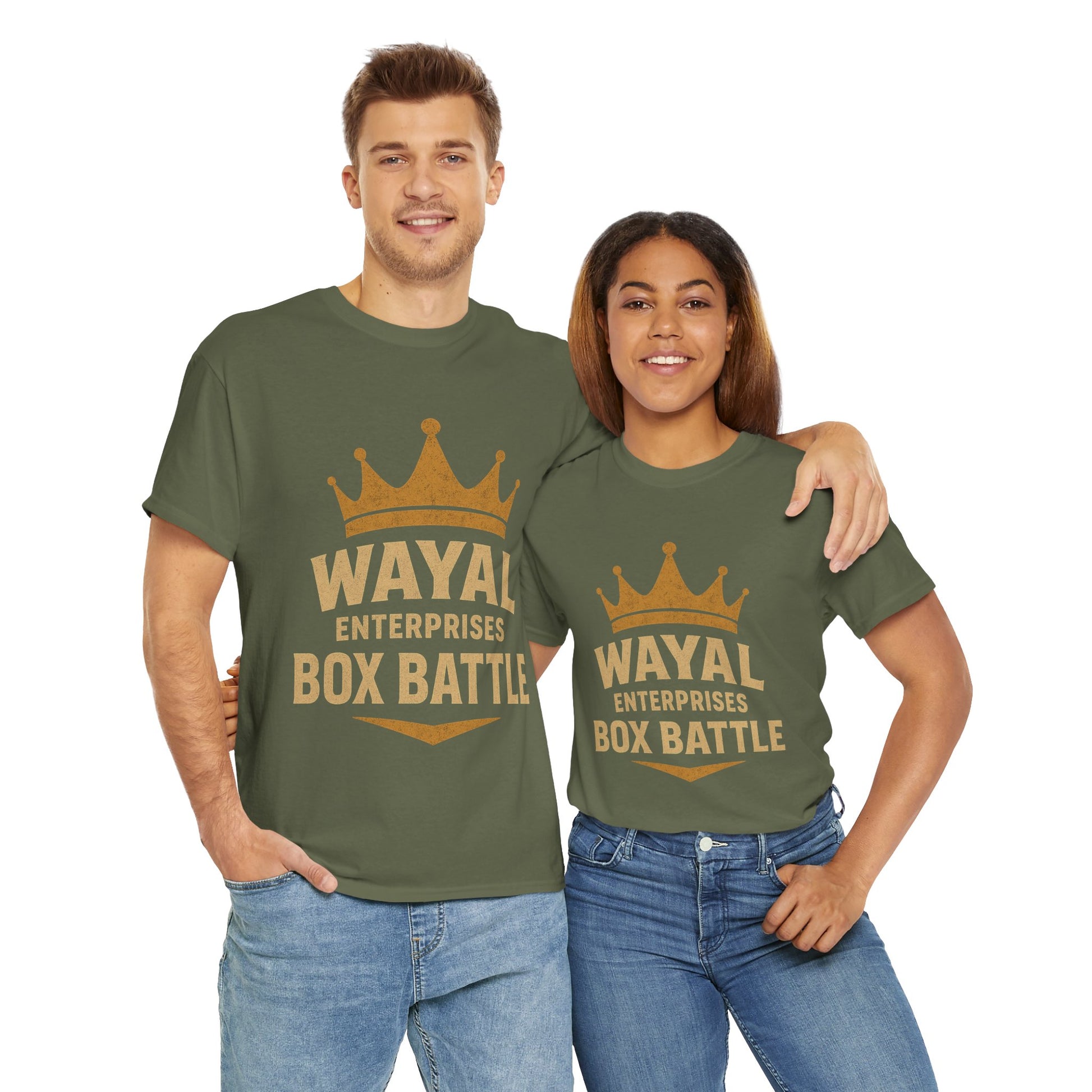Wayal Enterprises Box Battle Unisex Heavy Cotton Tee