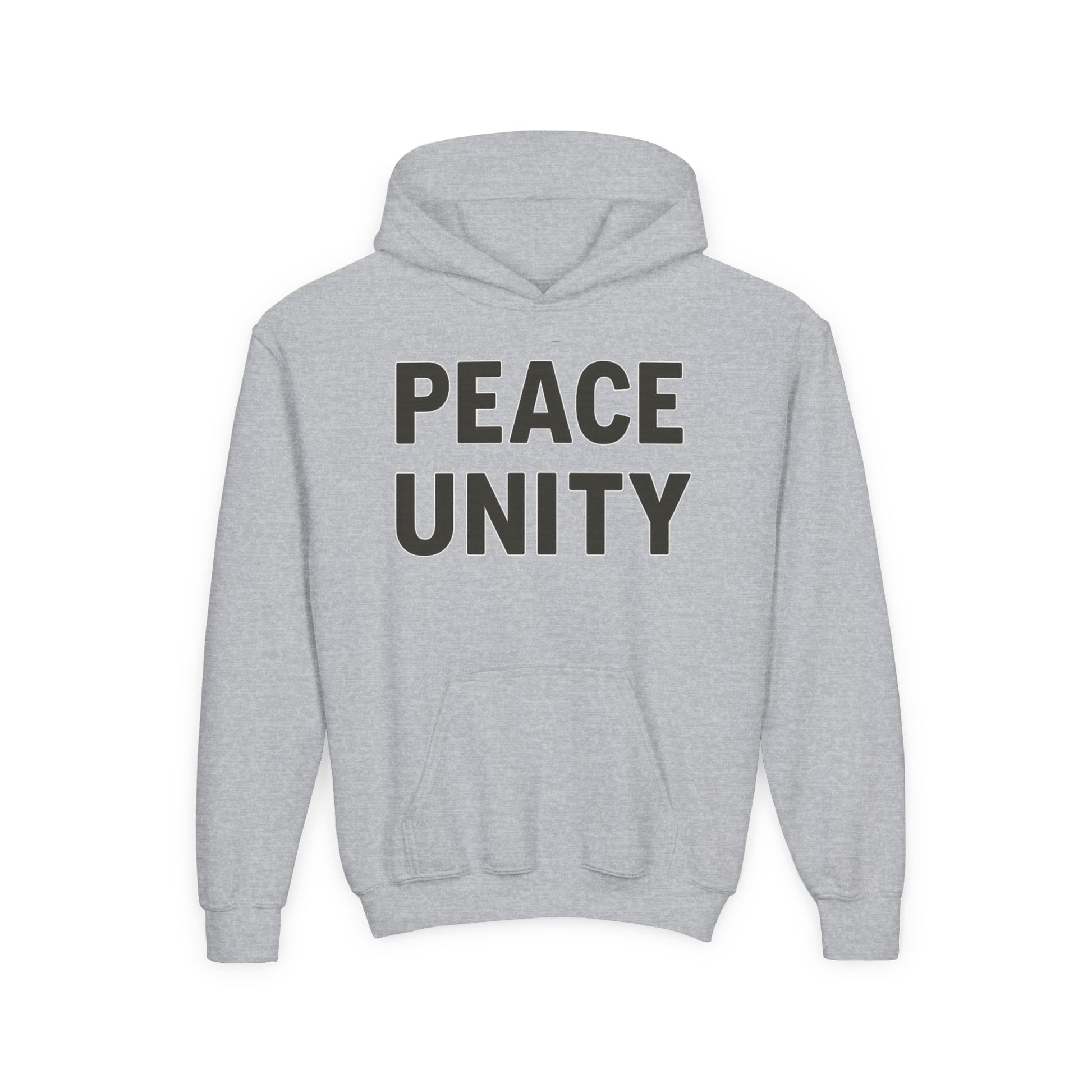 Youth Unity Hooded Sweatshirt | Peace & Unity Graphic | Diversity and Inclusion Apparel | Gift for Friends | Cozy Streetwear | [...] - Wayal Store
