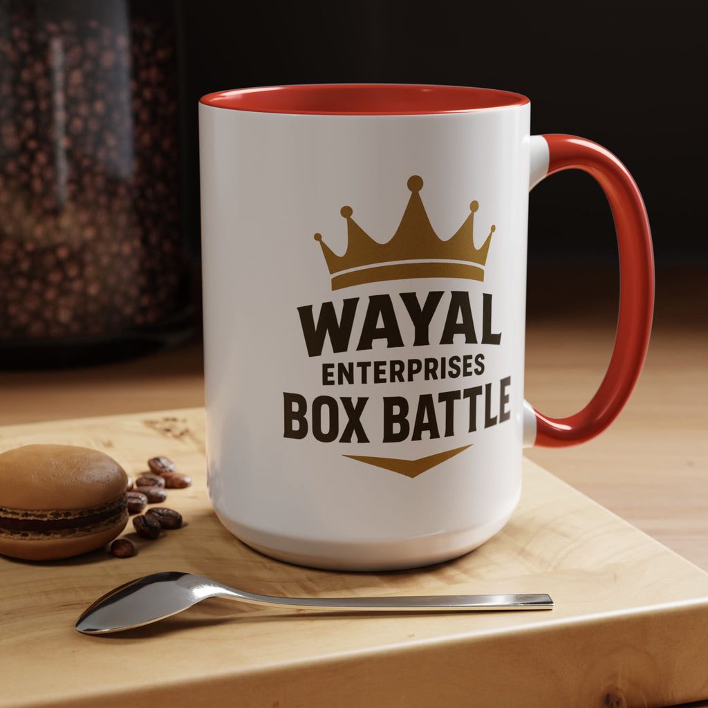 Custom Box Battle Coffee Mug - Unique Gift for Competitors