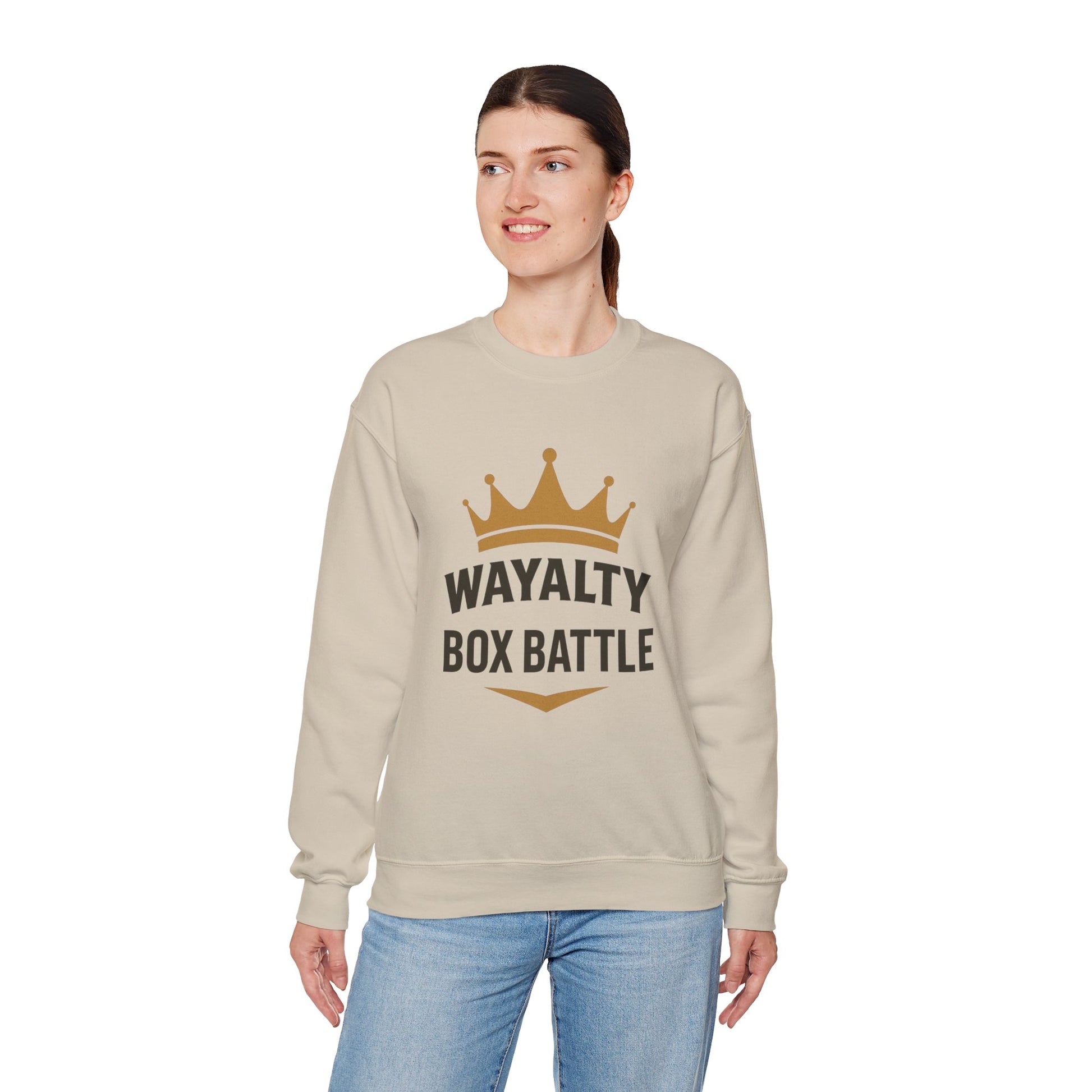 Wayalty Box Battle Crewneck Sweatshirt