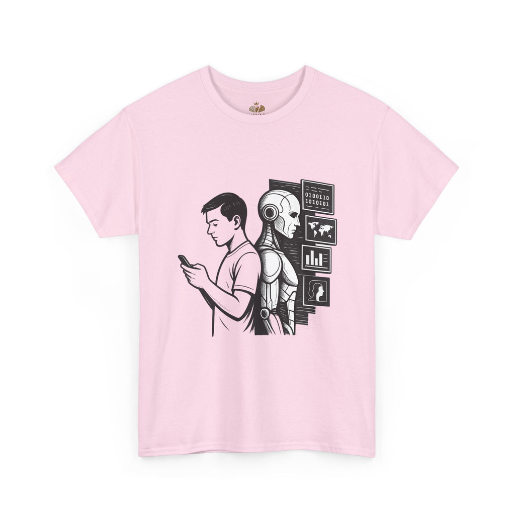 Tech-Inspired Unisex Heavy Cotton Tee - Ideal for Tech Lovers, Gifts for Men & Women, Casual Wear, Everyday Comfort, Unique Graphic T-Shirt - Wayal Store