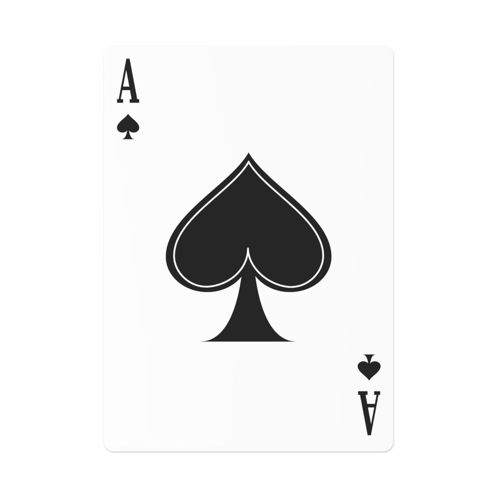 Royal Wayalty Poker Cards - Ace of Spades Design - Wayal Store