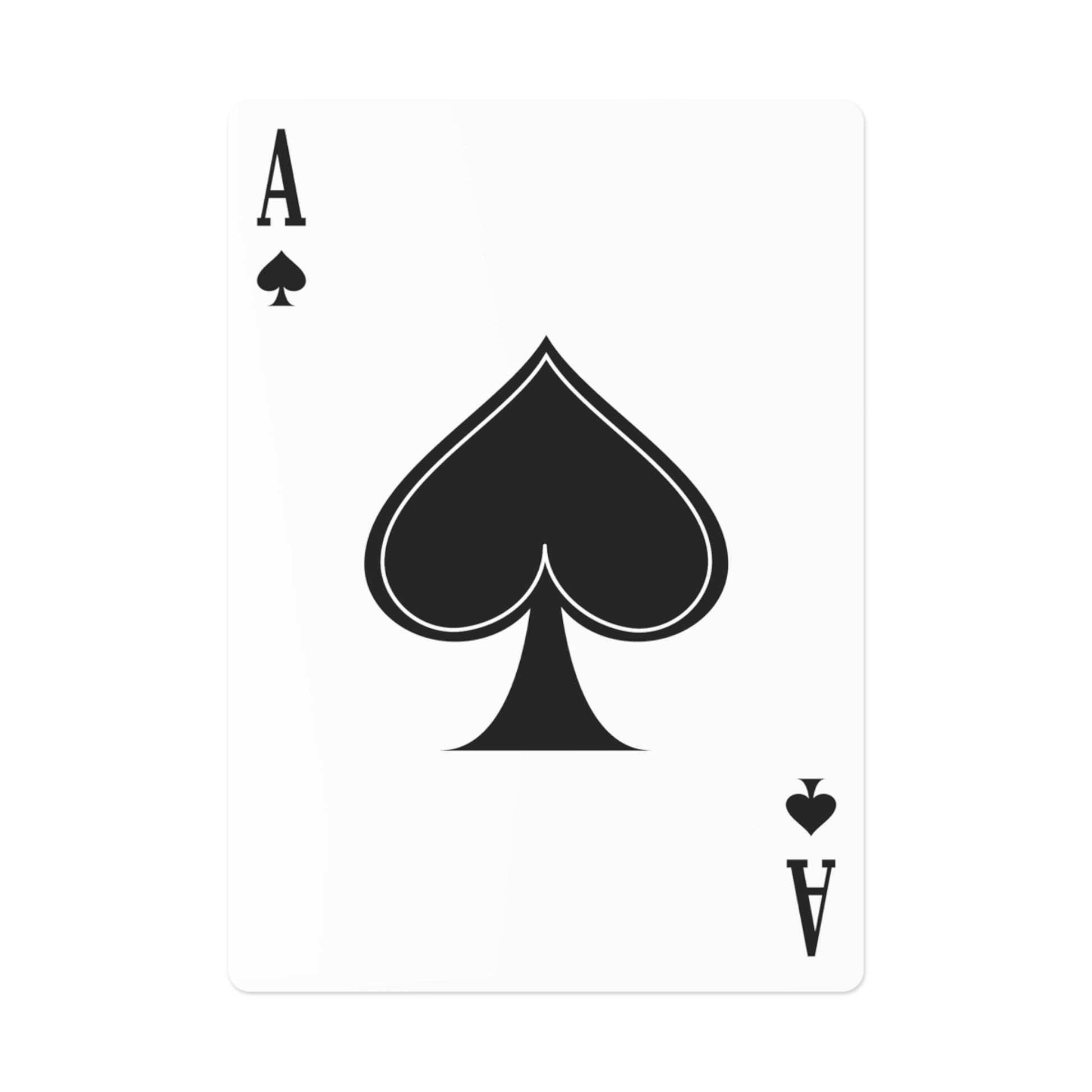 Royal Wayalty Poker Cards - Ace of Spades Design - Wayal Store