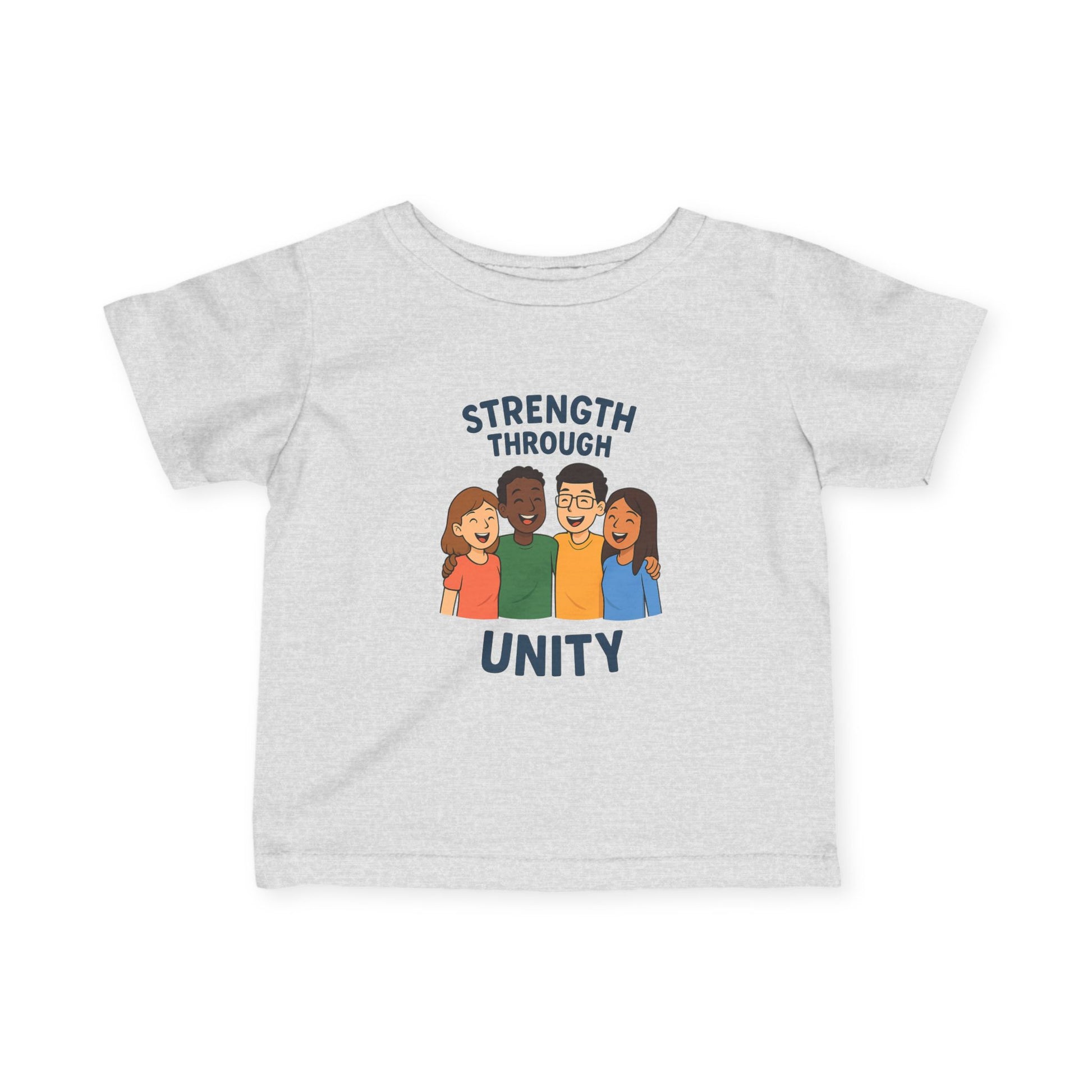 Unity Message Infant Tee - Strength Through Unity, Baby Shirt, Toddler Tee, Kids Apparel, Family Reunion Outfit - Wayal Store