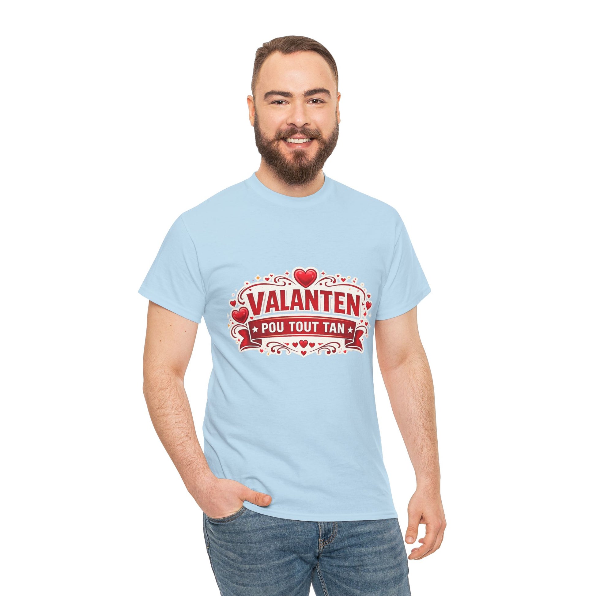 Valanten Pou Tout Tan Tee — Haitian Creole Valentine T-Shirt - Wayal Store