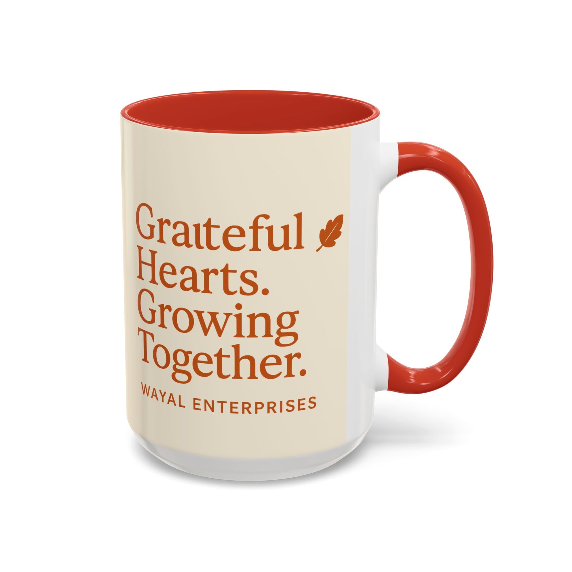 Grateful Hearts Coffee Mug - 11oz & 15oz - Perfect for Cozy Moments
