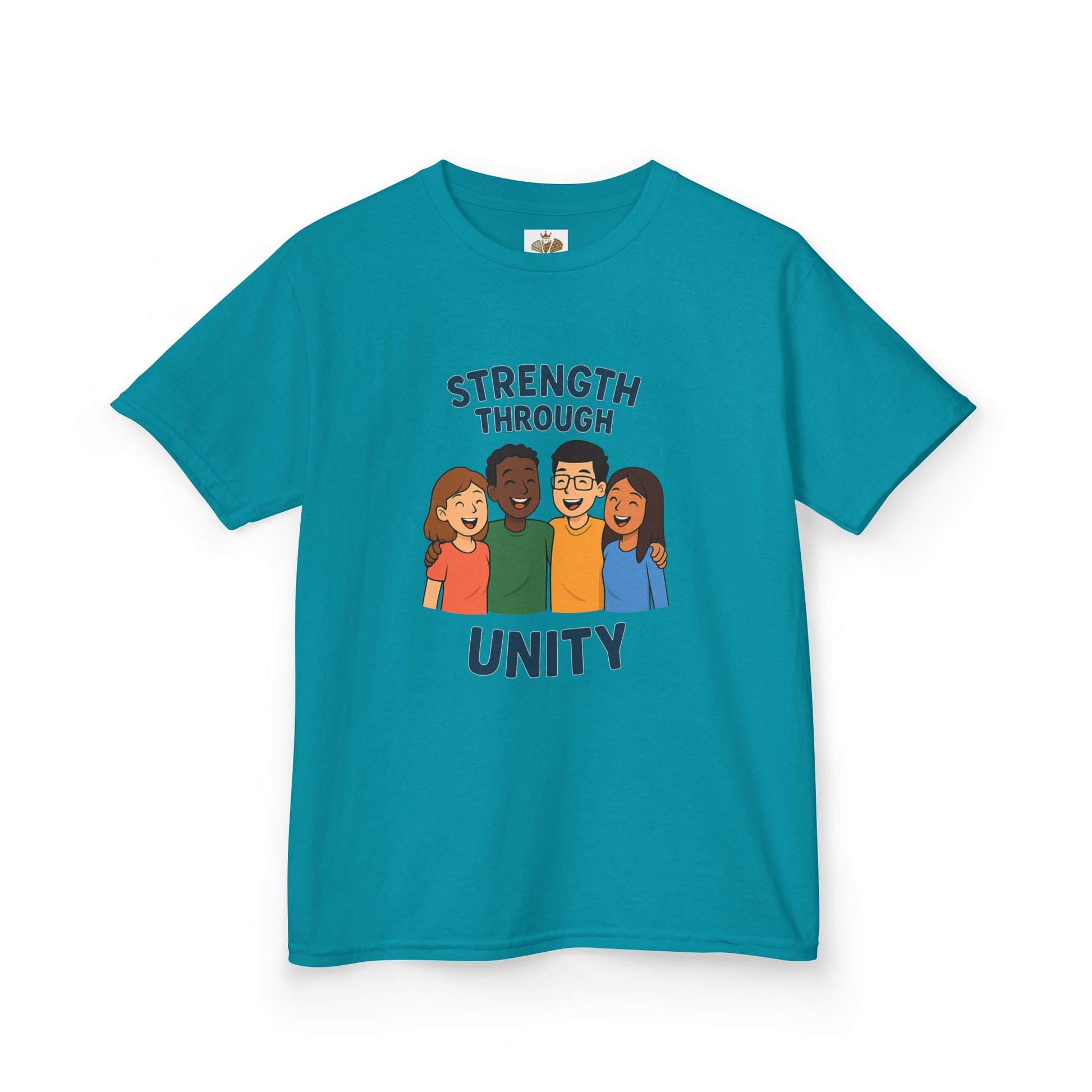 Unity & Strength Kids Tee, Inspirational Kids Shirt, Diversity Apparel, Friendship Gift, Team Spirit T-Shirt - Wayal Store
