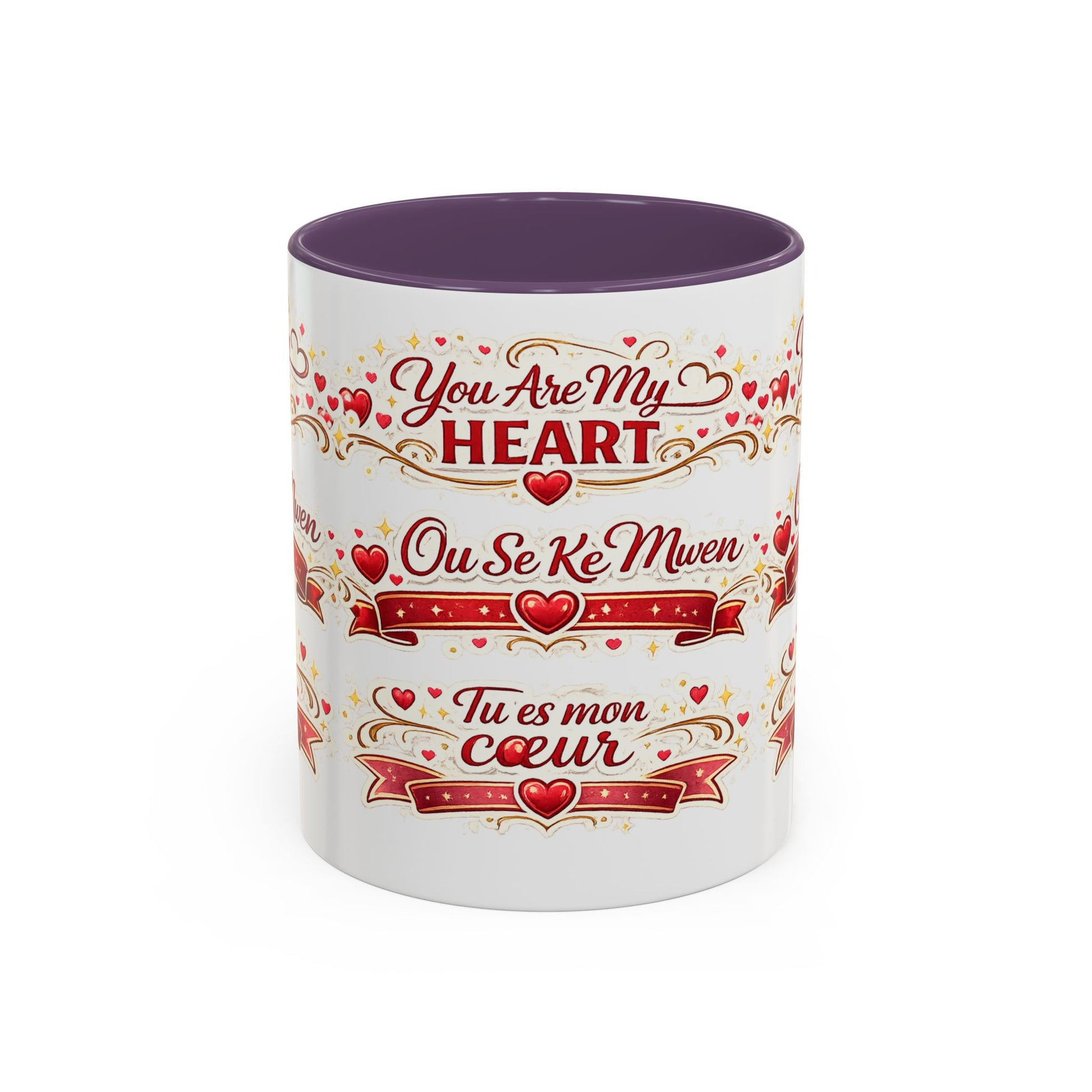 You Are My Heart Accent Coffee Mug – Multilingual Love Gift (11/15oz) - Wayal Store