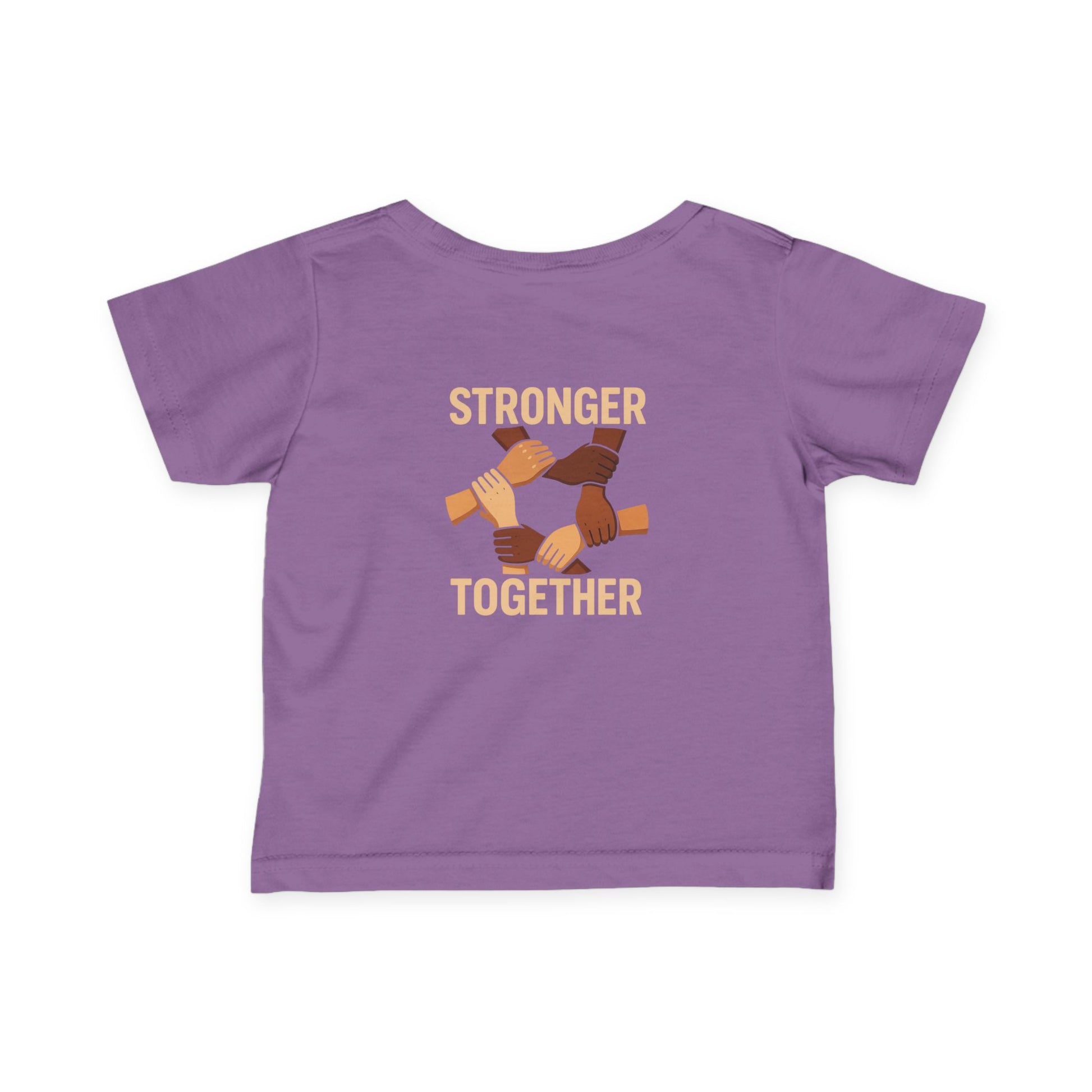 Stronger Together Infant Tee - Unity and Love, Baby Shirt, Gift for New Parents, Toddler Apparel, Social Awareness Kids Wear - Wayal Store