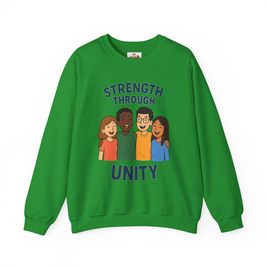 Unity Crewneck Sweatshirt, Strength Through Unity Sweater, Cozy Unisex Sweatshirt, Friendship Gift, Ideal for Team Events - Wayal Store