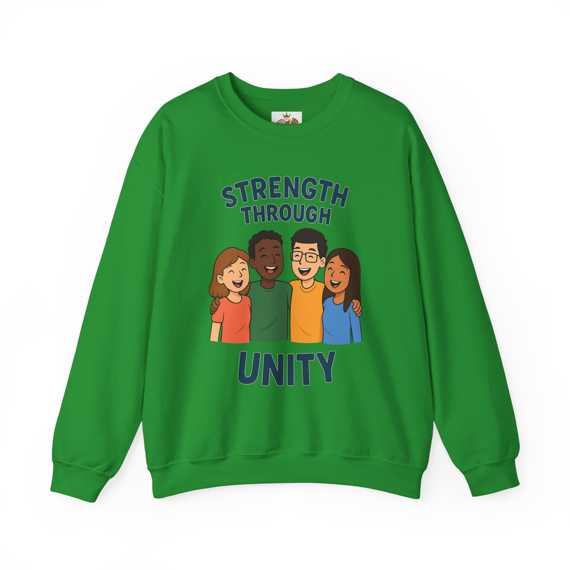 Unity Crewneck Sweatshirt, Strength Through Unity Sweater, Cozy Unisex Sweatshirt, Friendship Gift, Ideal for Team Events - Wayal Store
