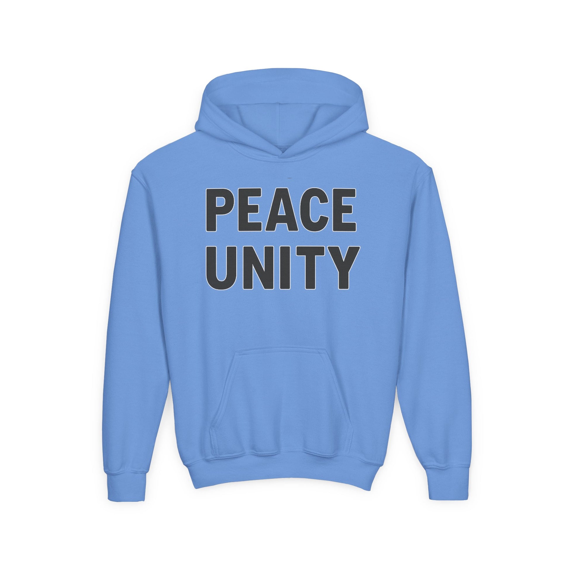 Youth Unity Hooded Sweatshirt | Peace & Unity Graphic | Diversity and Inclusion Apparel | Gift for Friends | Cozy Streetwear | [...] - Wayal Store