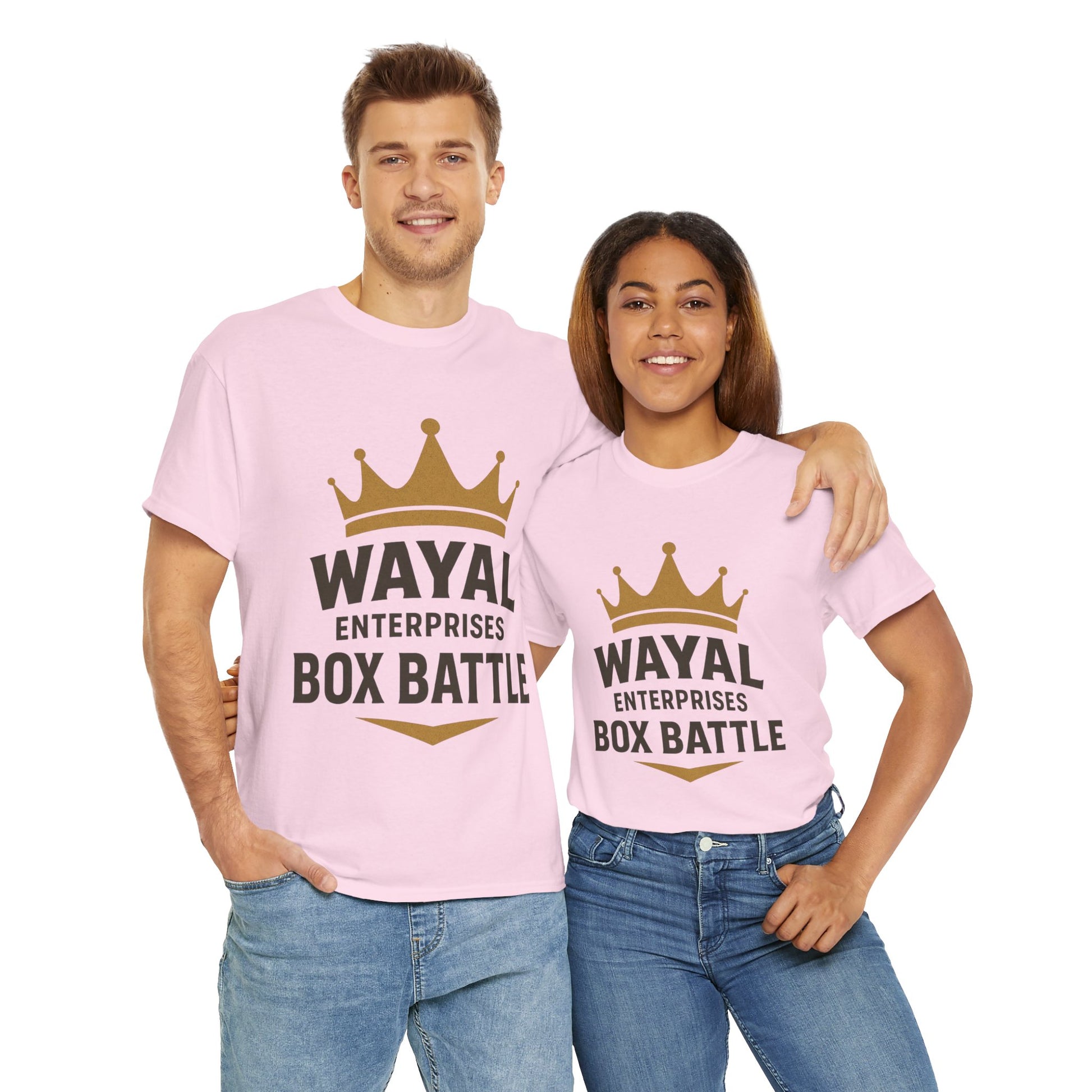 Wayal Enterprises Box Battle Unisex Heavy Cotton Tee