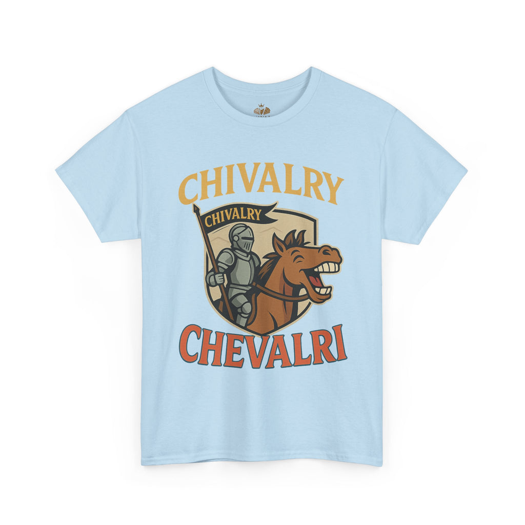 Chivalry-Themed Unisex Heavy Cotton Tee, Knight Shirt, Medieval Fan Apparel, Funny Gift, Renaissance Festival Clothing - Wayal Store