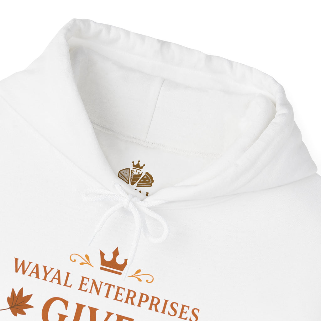 Thanksgiving Hoodie - Unisex Heavy Blend™ Sweatshirt with 'Gives Thanks' Design - Wayal Store