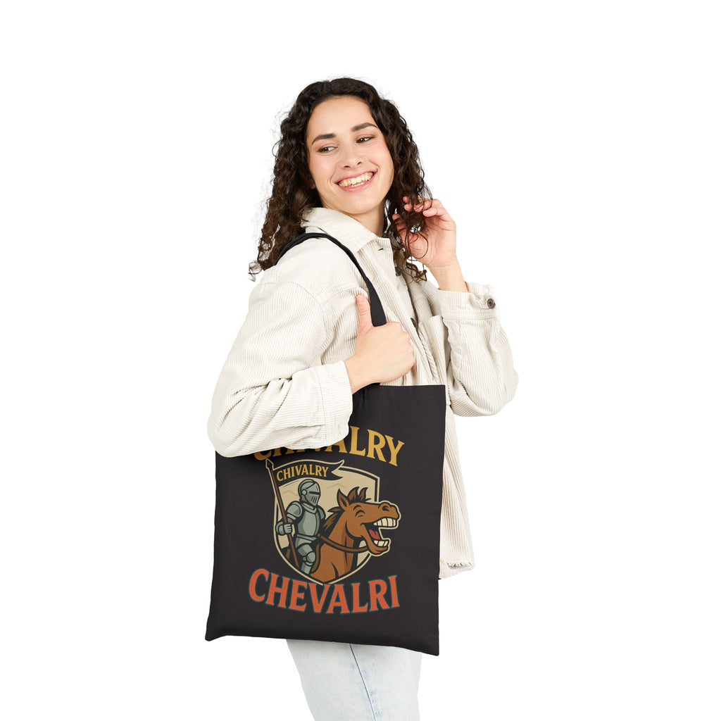 Chivalry Knight Tote Bag | Eco-Friendly Grocery, Beach, and Everyday Bag, Gift for Medieval Lovers - Wayal Store