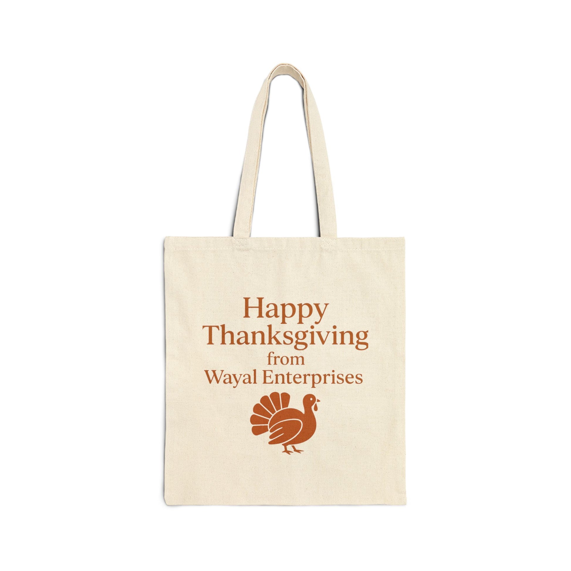 Thanksgiving Tote Bag - Grateful Hearts & Happy Thanksgiving Design