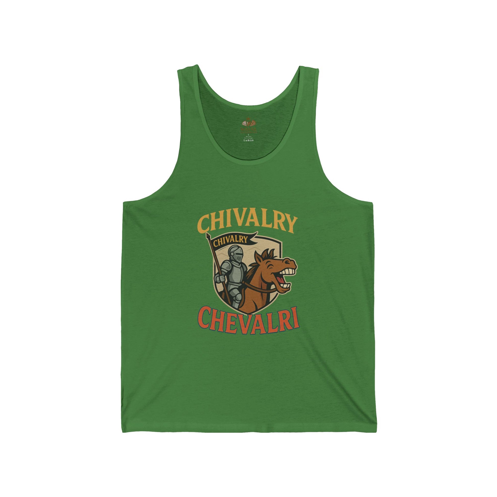 Chivalry Tank Top - Unisex Jersey Tank, Cool Summer Apparel, Gift for Knights, Renaissance Fair Outfit, Casual Wear, Statement Piece - Wayal Store