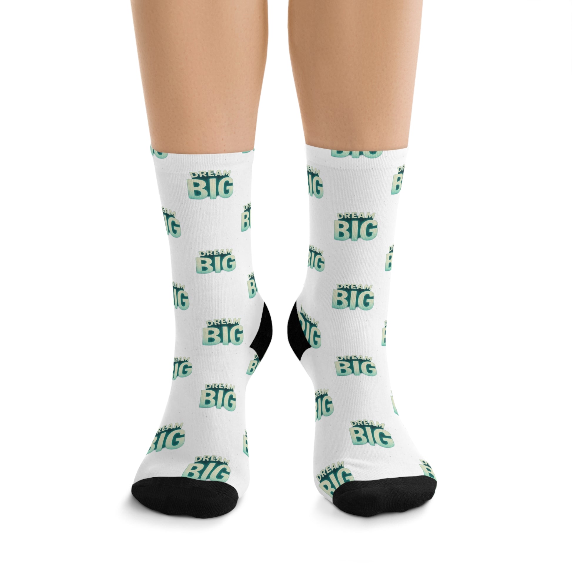 Eco-Friendly Recycled Poly Socks - Dream Big Design - Wayal Store