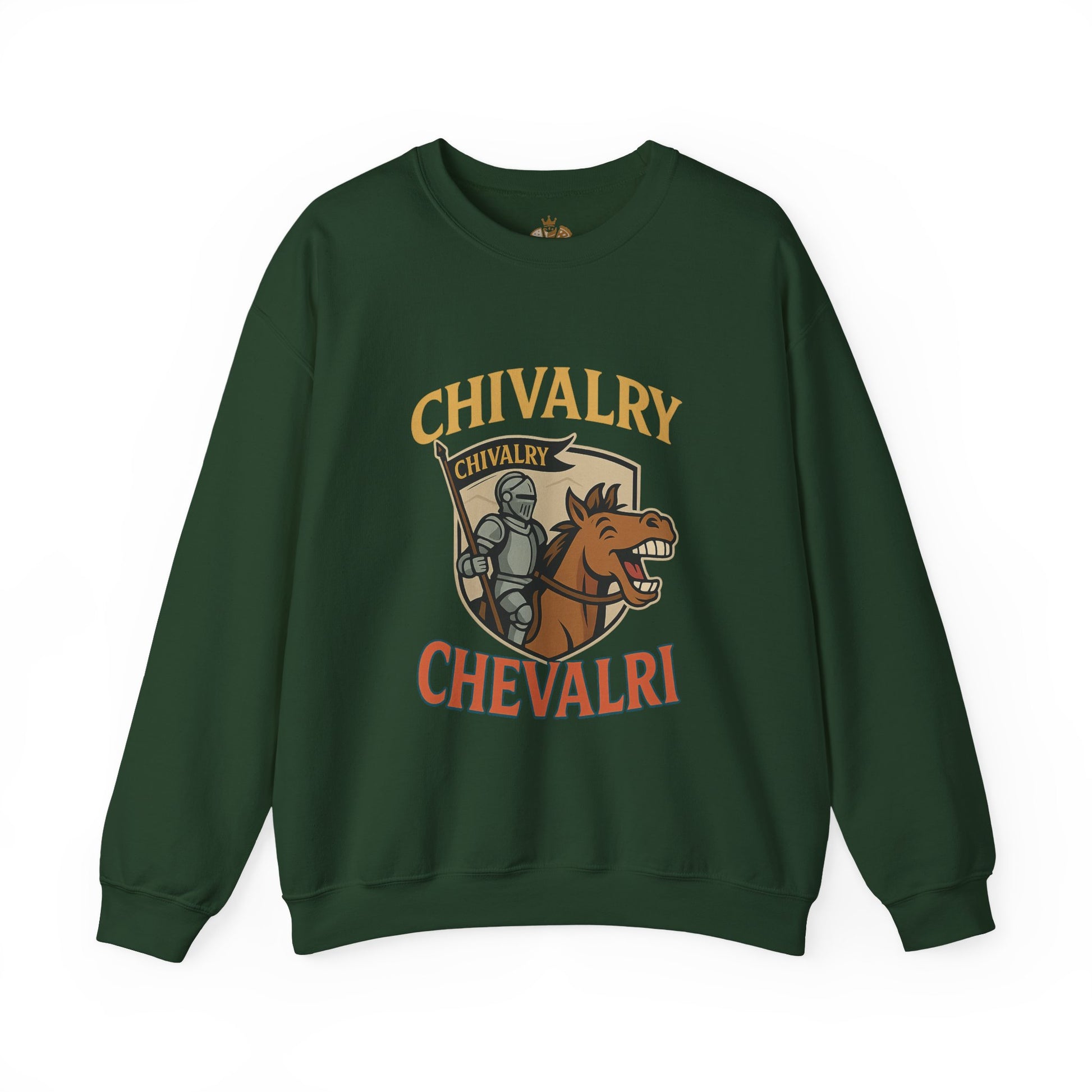 Chivalry Crewneck Sweatshirt, Unisex Heavy Blend, Cozy Casual Wear, Gift for Gamers, Renaissance Fair Apparel, Everyday Comfort - Wayal Store