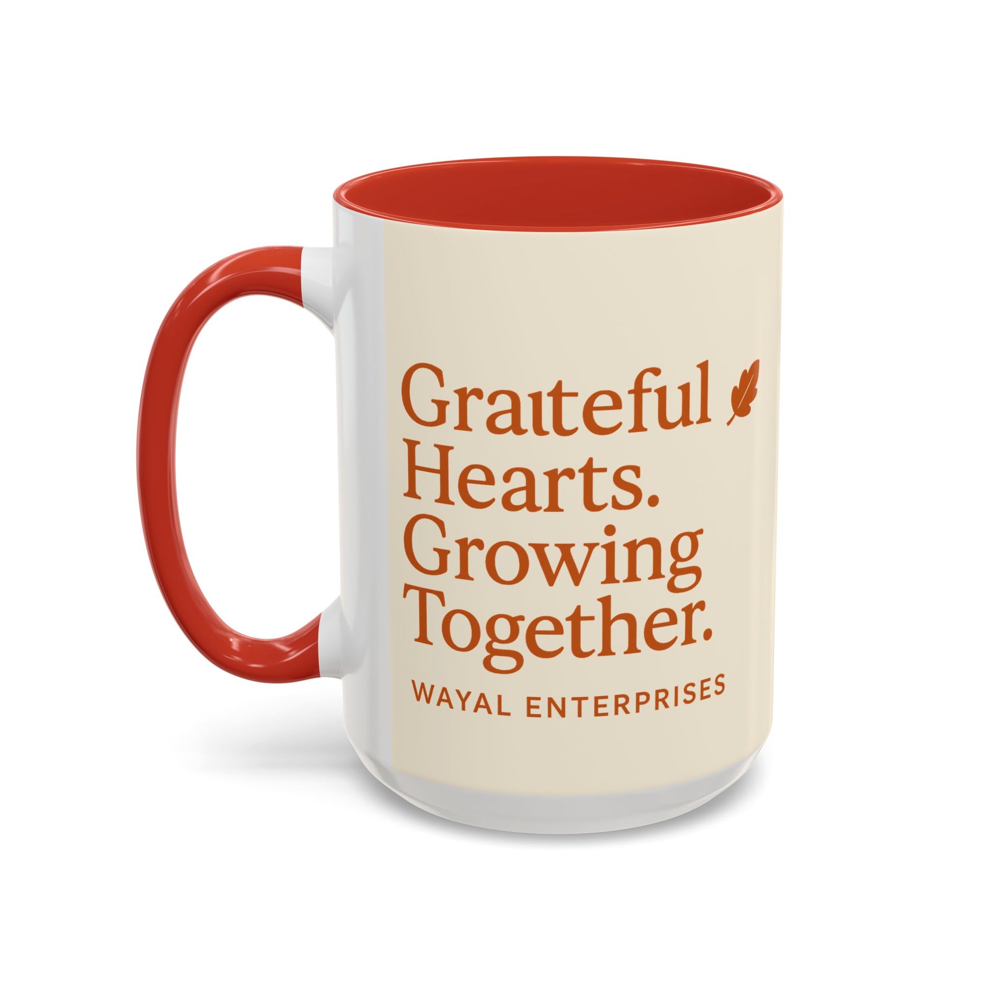 Grateful Hearts Coffee Mug - 11oz & 15oz - Perfect for Cozy Moments