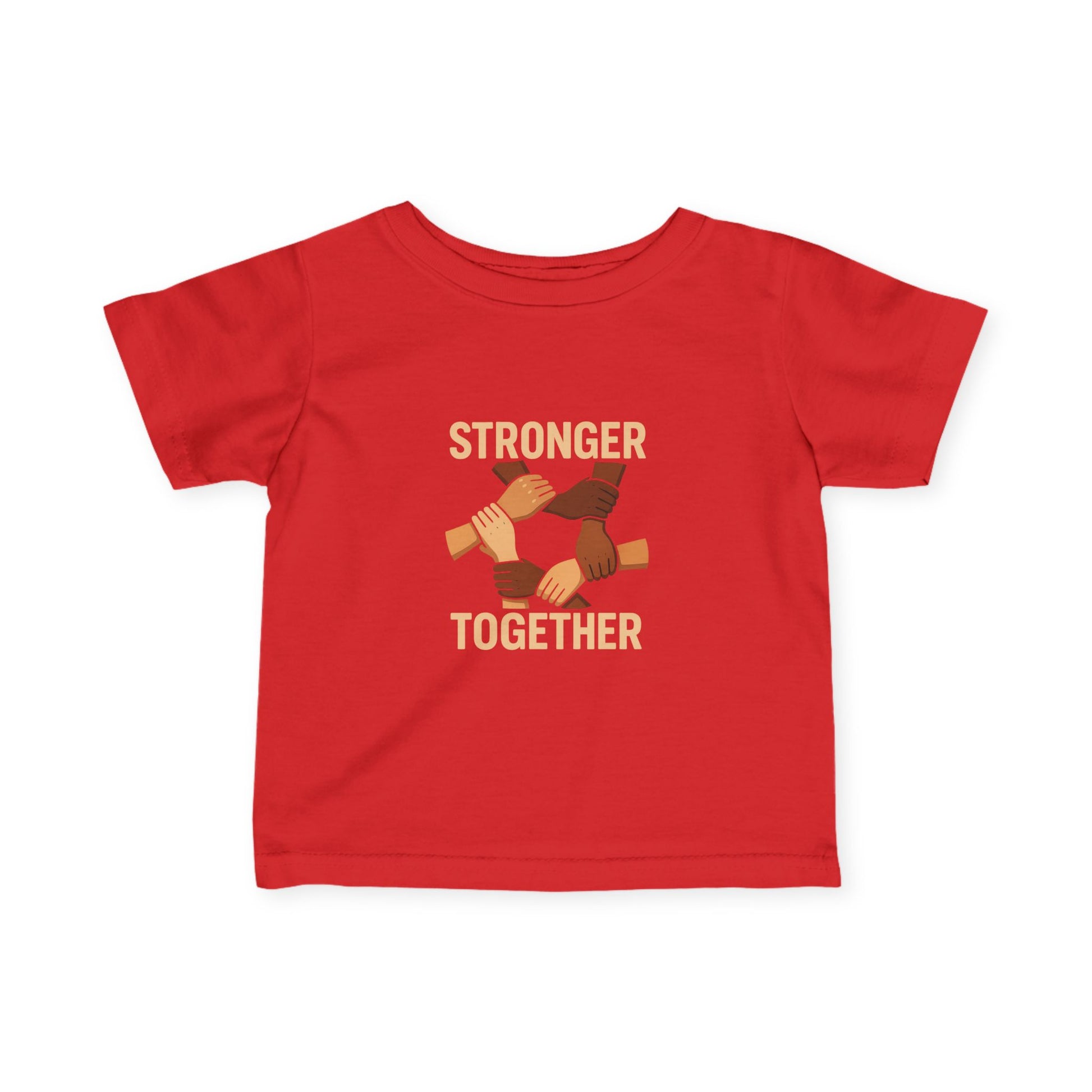 Stronger Together Infant Tee - Unity and Love, Baby Shirt, Gift for New Parents, Toddler Apparel, Social Awareness Kids Wear - Wayal Store