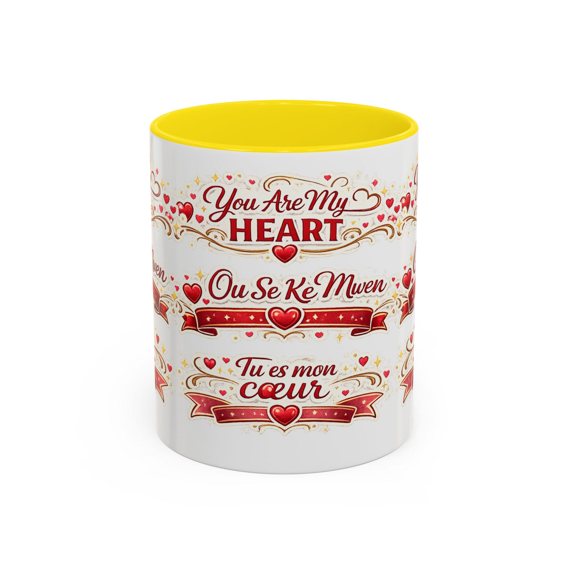 You Are My Heart Accent Coffee Mug – Multilingual Love Gift (11/15oz) - Wayal Store